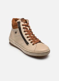 Baskets montantes D0772 femme bleu