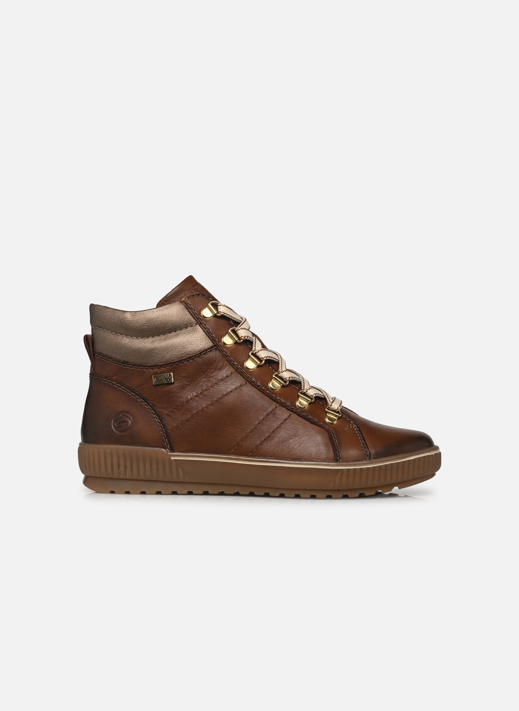 Hoge sneakers D0781 dames bruin Remonte Hoge sneakers D0781 dames bruin MUSKAT/CAYENNE/BRONZE