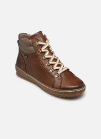 Baskets montantes D0781 femme bleu