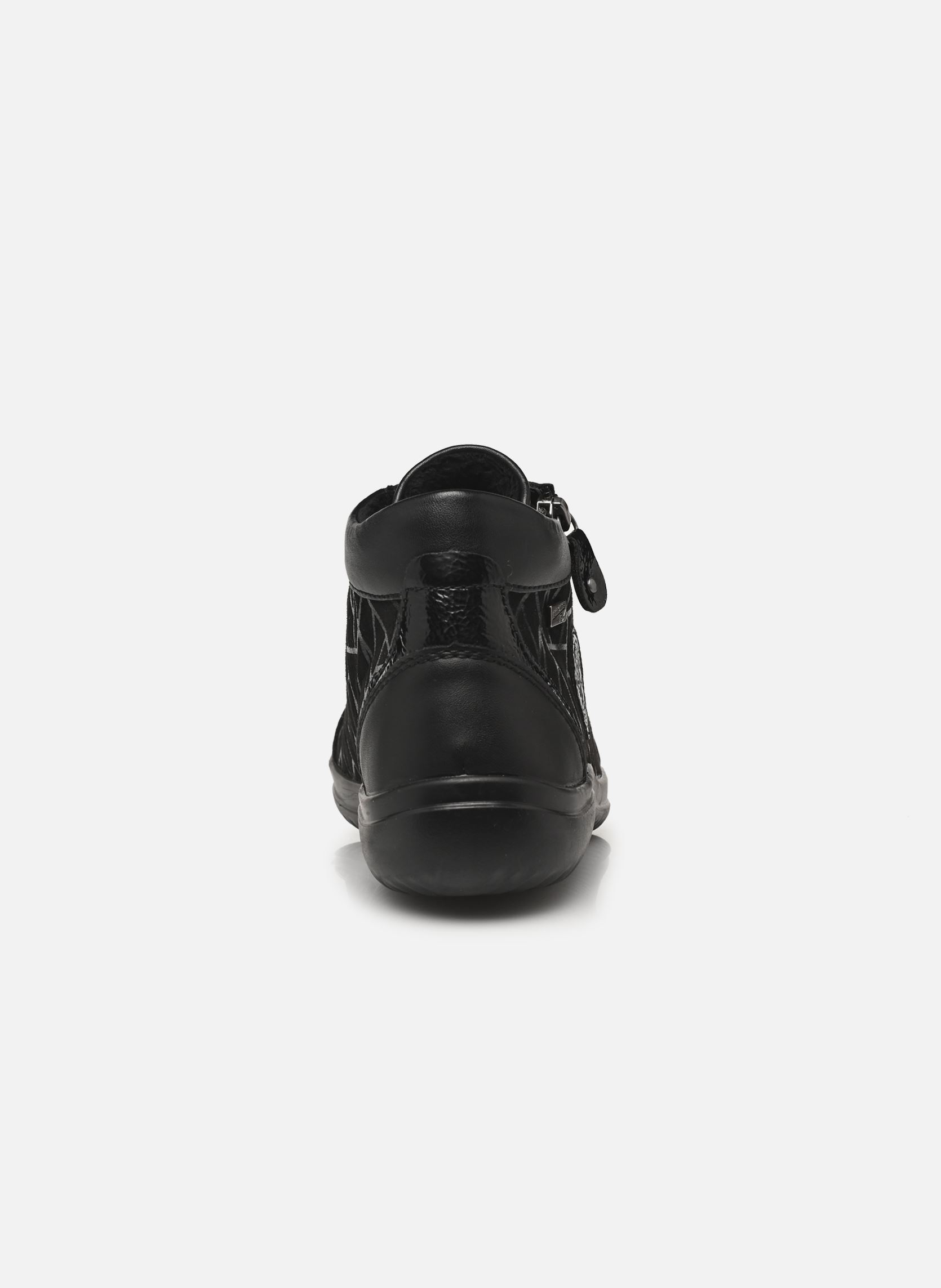Baskets montantes D1E72 femme noir Remonte Baskets montantes D1E72 femme noir SCHWARZ/SCHWARZ/SCHWARZ SHINY/