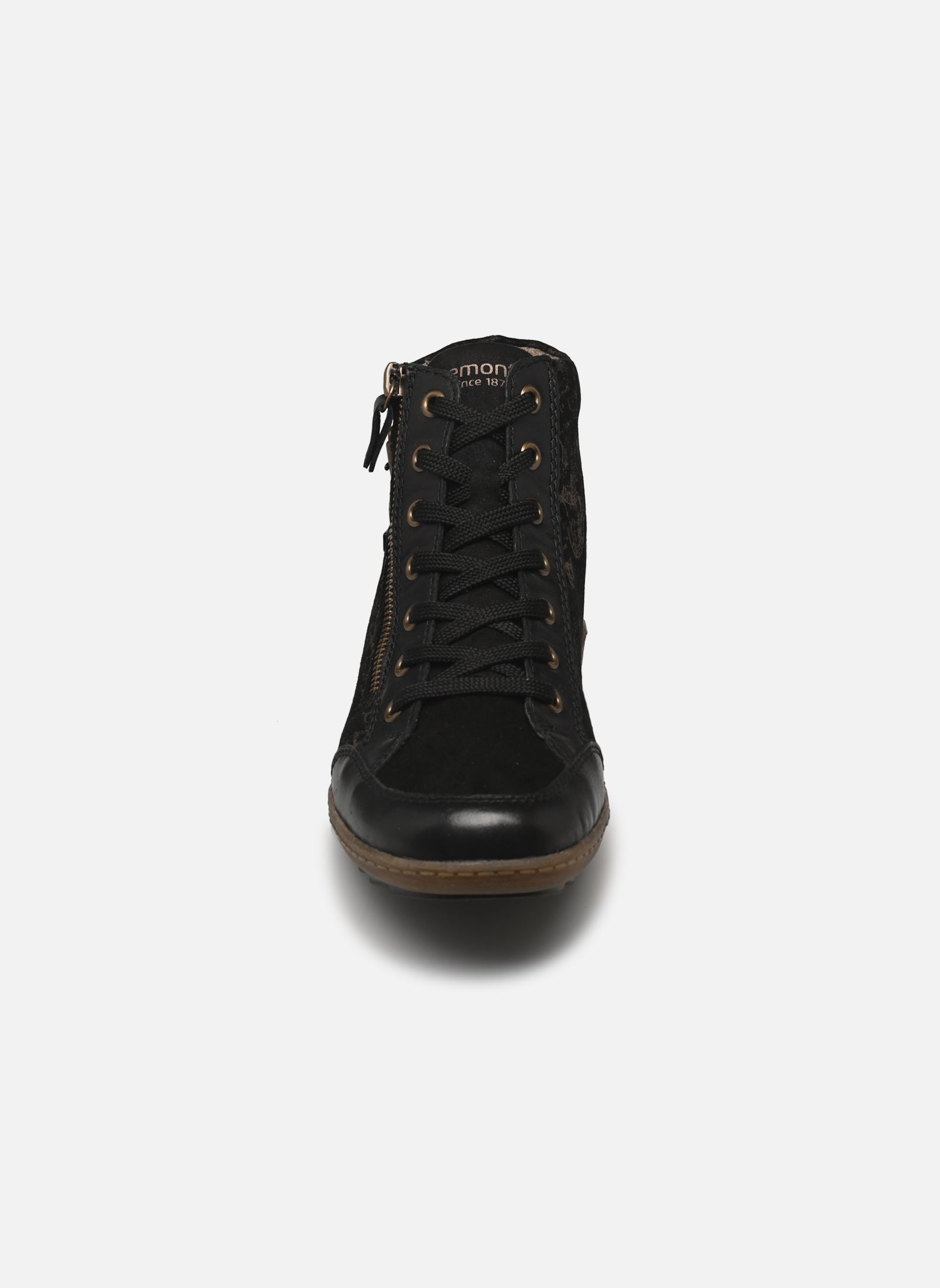 Hoge sneakers R1441 dames zwart Remonte Hoge sneakers R1441 dames zwart SCHWARZ/SCHWARZ/KUPFER/ANTIK/S