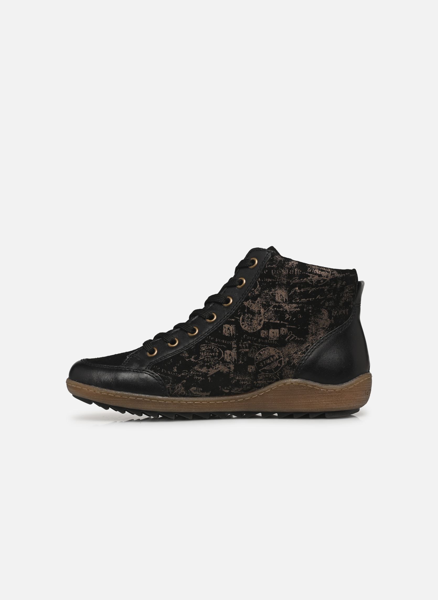 Hoge sneakers R1441 dames zwart Remonte Hoge sneakers R1441 dames zwart SCHWARZ/SCHWARZ/KUPFER/ANTIK/S