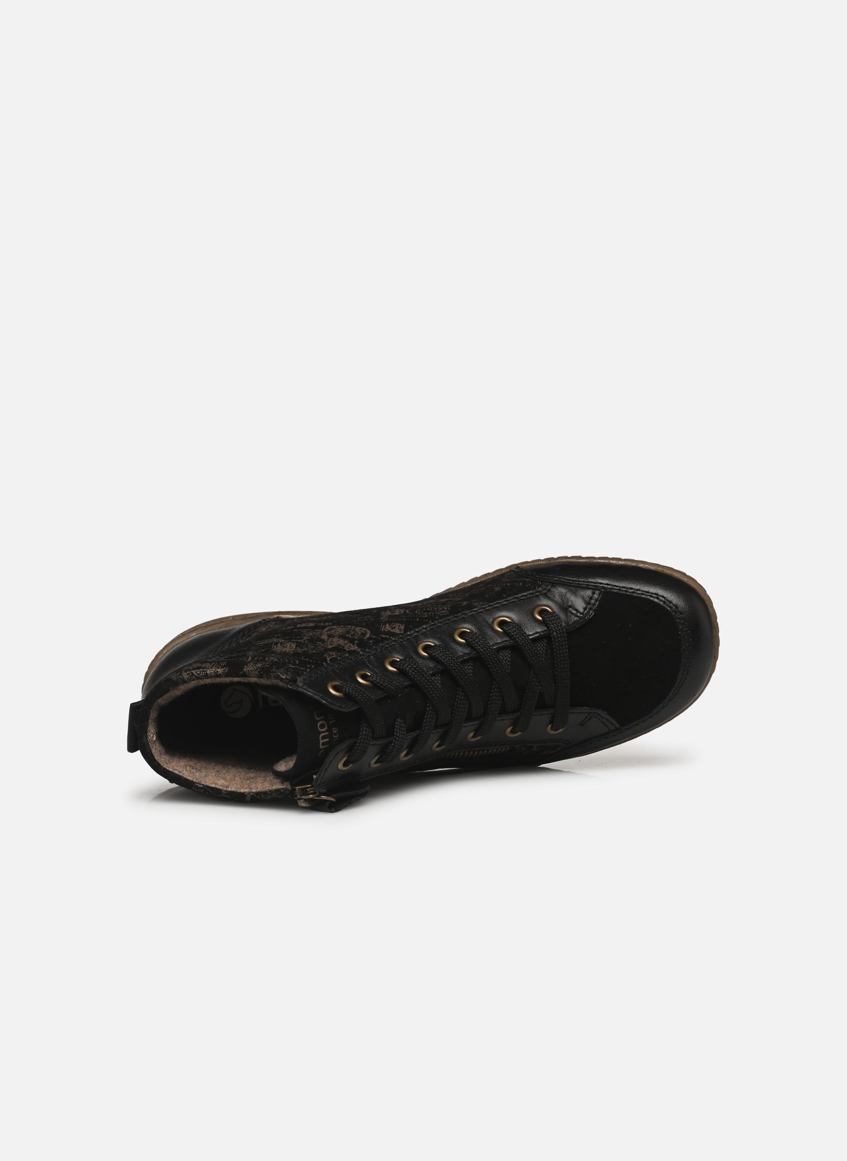 Hoge sneakers R1441 dames zwart Remonte Hoge sneakers R1441 dames zwart SCHWARZ/SCHWARZ/KUPFER/ANTIK/S
