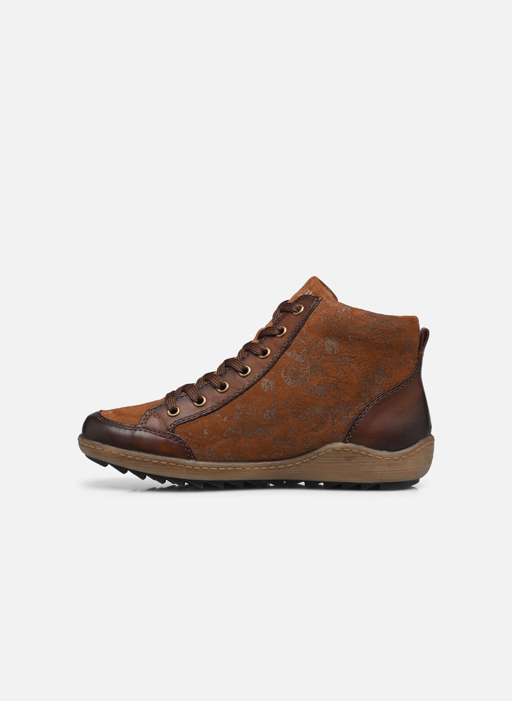 Hoge sneakers R1441 dames bruin Remonte Hoge sneakers R1441 dames bruin CHESTNUT/WOOD/KUPFER/ANITK/REH