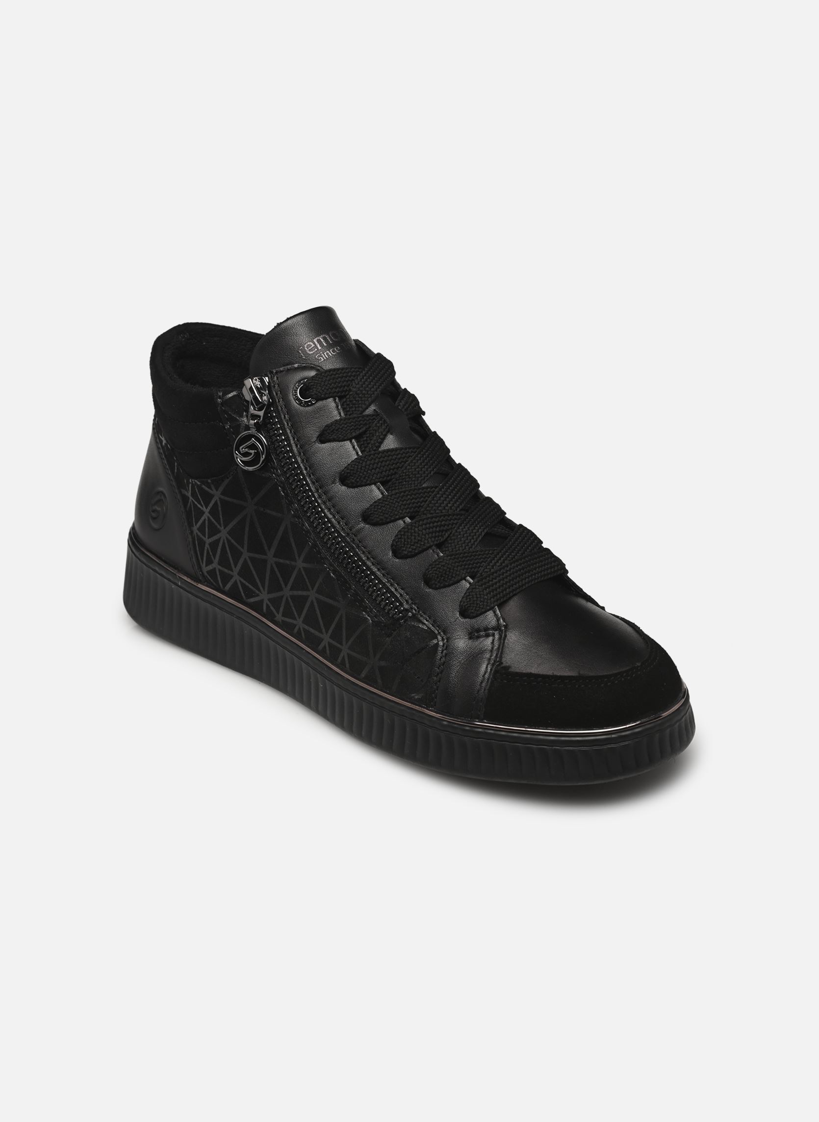 Baskets montantes D2E70 femme noir Remonte Baskets montantes D2E70 femme noir SCHWARZ/SCHWARZ/SCHWARZ/SCHWAR
