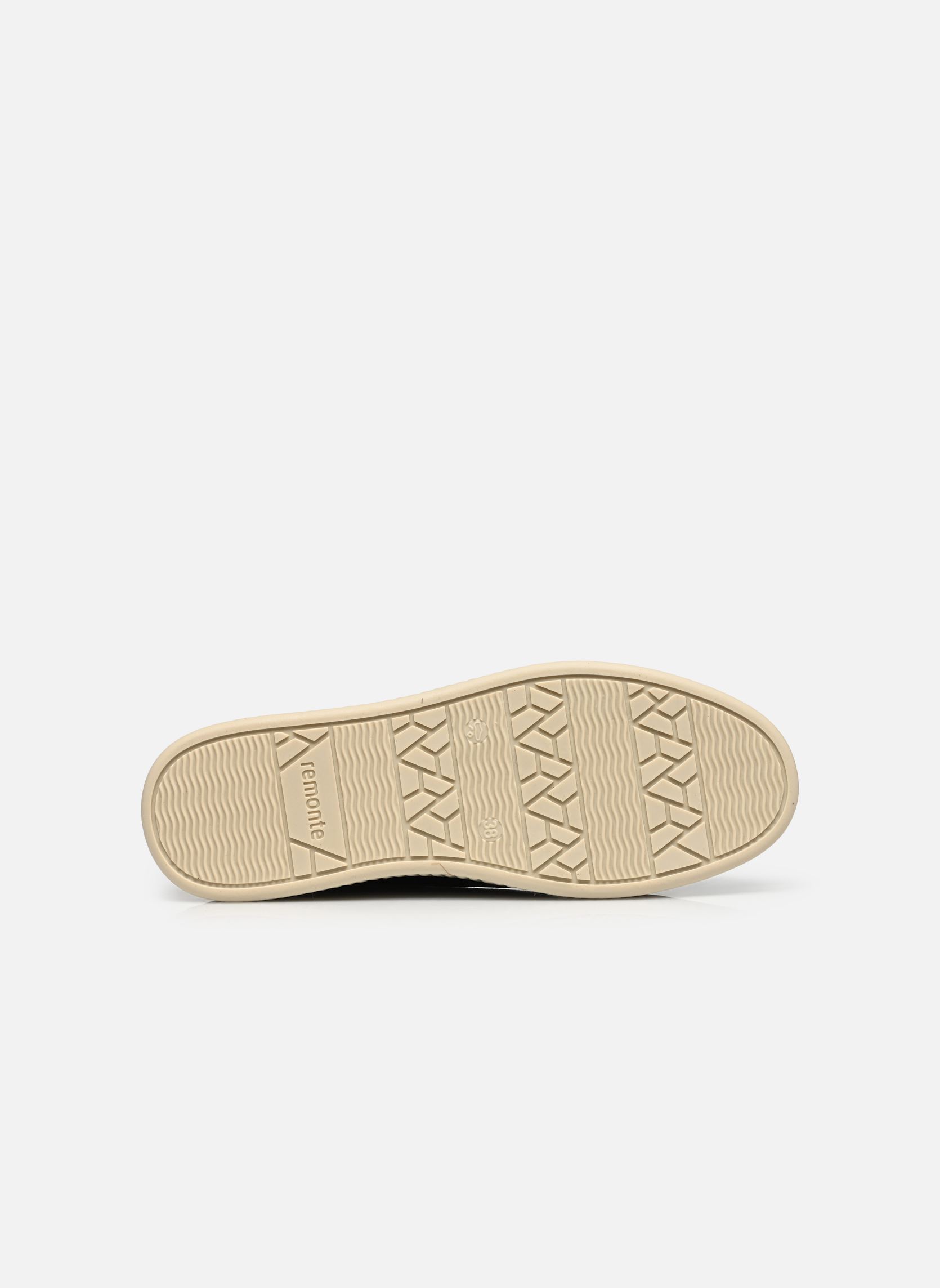 Hoge sneakers D2E70 dames goud en brons Remonte Hoge sneakers D2E70 dames goud en brons ANTIQUE/BISON/ANTIK