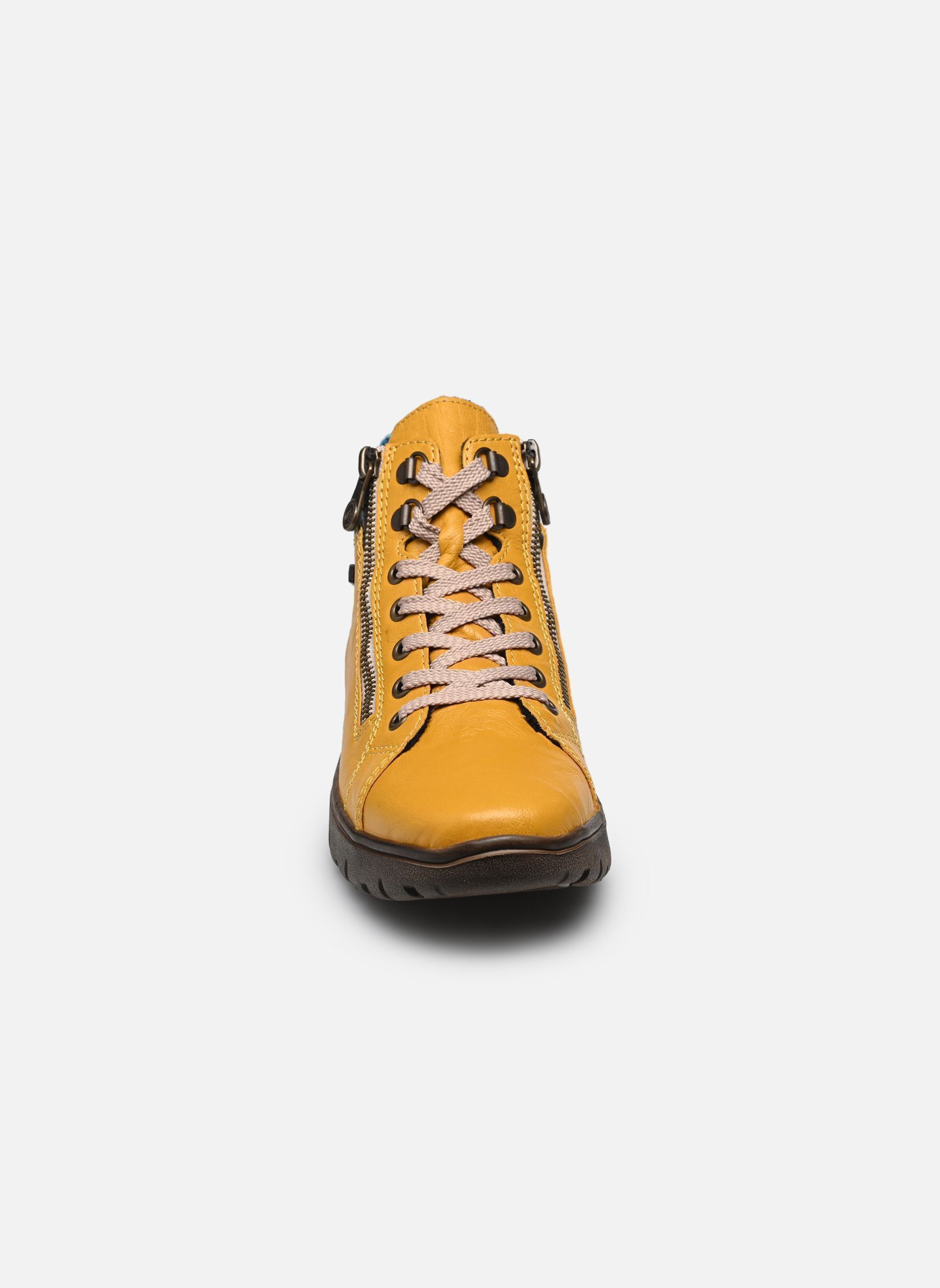 Sneakers alte N1305 donna giallo Rieker Sneakers alte N1305 donna giallo SCHWARZ/LEO-GREY/SCHWARZ