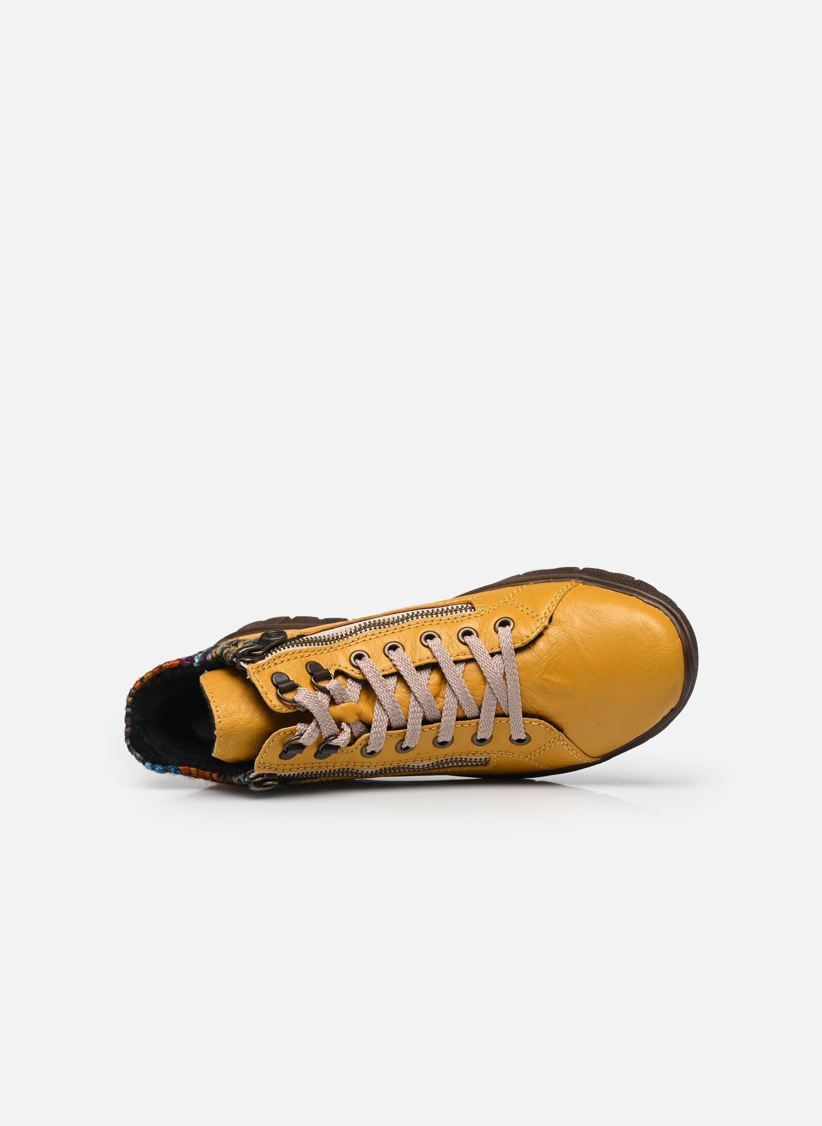 Sneakers alte N1305 donna giallo Rieker Sneakers alte N1305 donna giallo SCHWARZ/LEO-GREY/SCHWARZ