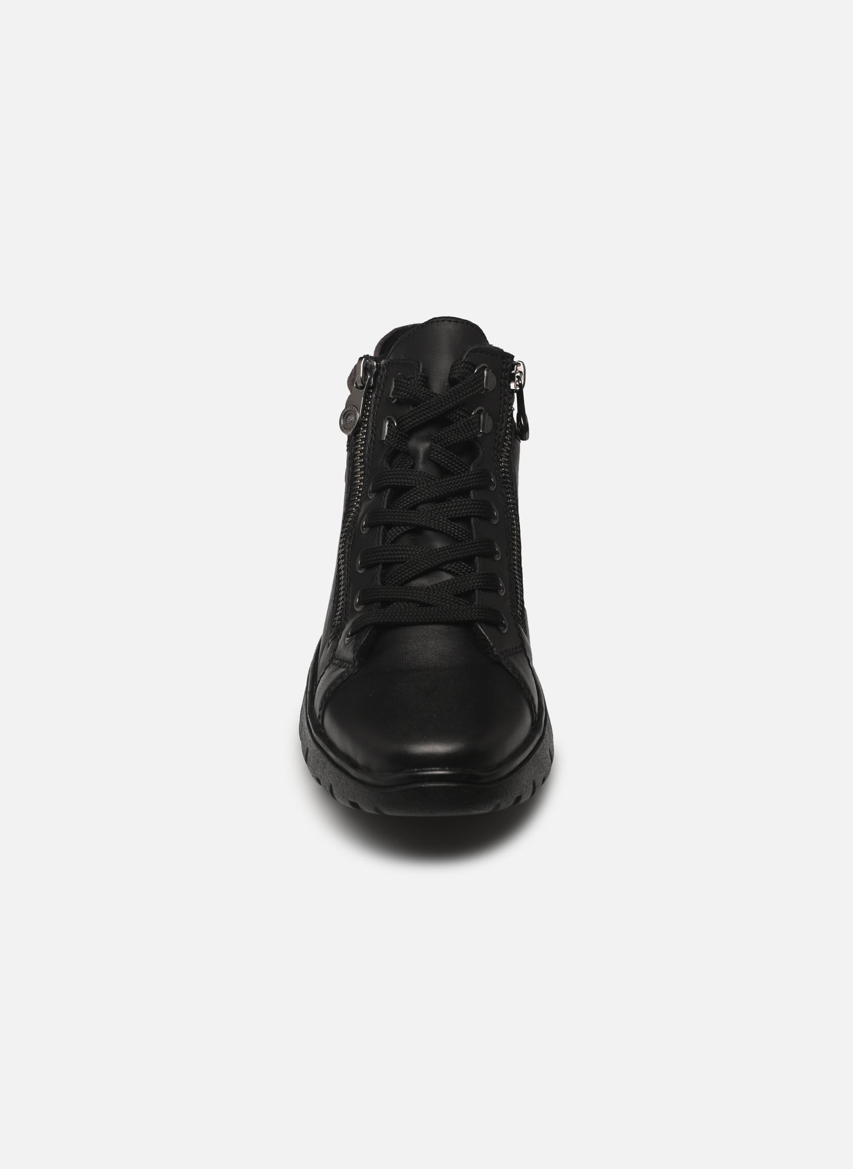 Baskets montantes N1305 femme noir Rieker Baskets montantes N1305 femme noir SCHWARZ/LEO-GREY/SCHWARZ NEW