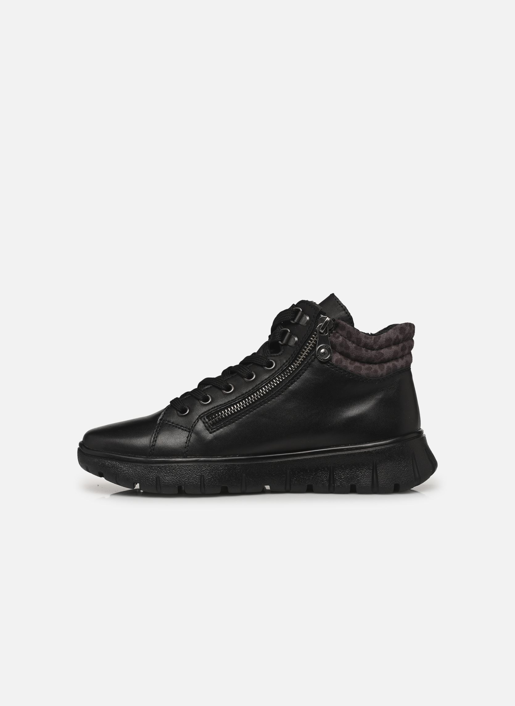 Baskets montantes N1305 femme noir Rieker Baskets montantes N1305 femme noir SCHWARZ/LEO-GREY/SCHWARZ NEW
