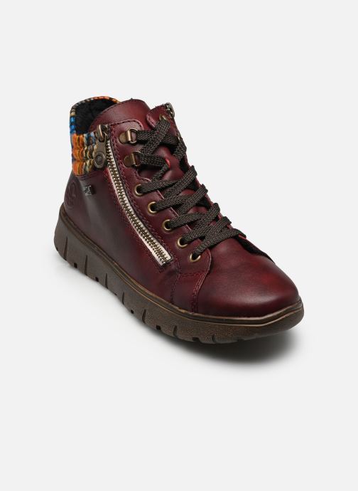 Rieker Baskets montantes N1305 femme bordeaux