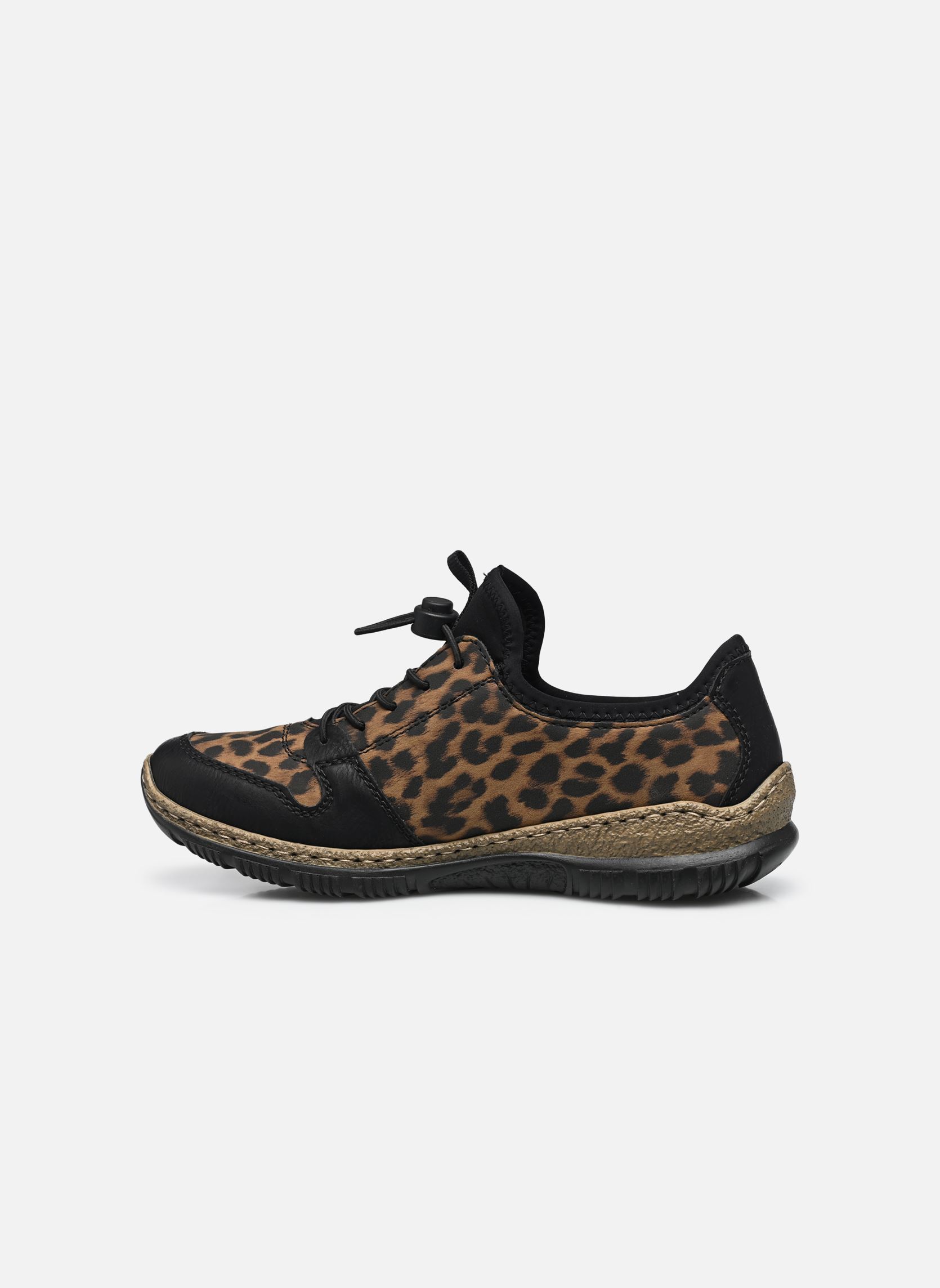 Lage sneakers N32G0 dames zwart Rieker Lage sneakers N32G0 dames zwart SCHWARZ/BRAUN/SCHWARZ