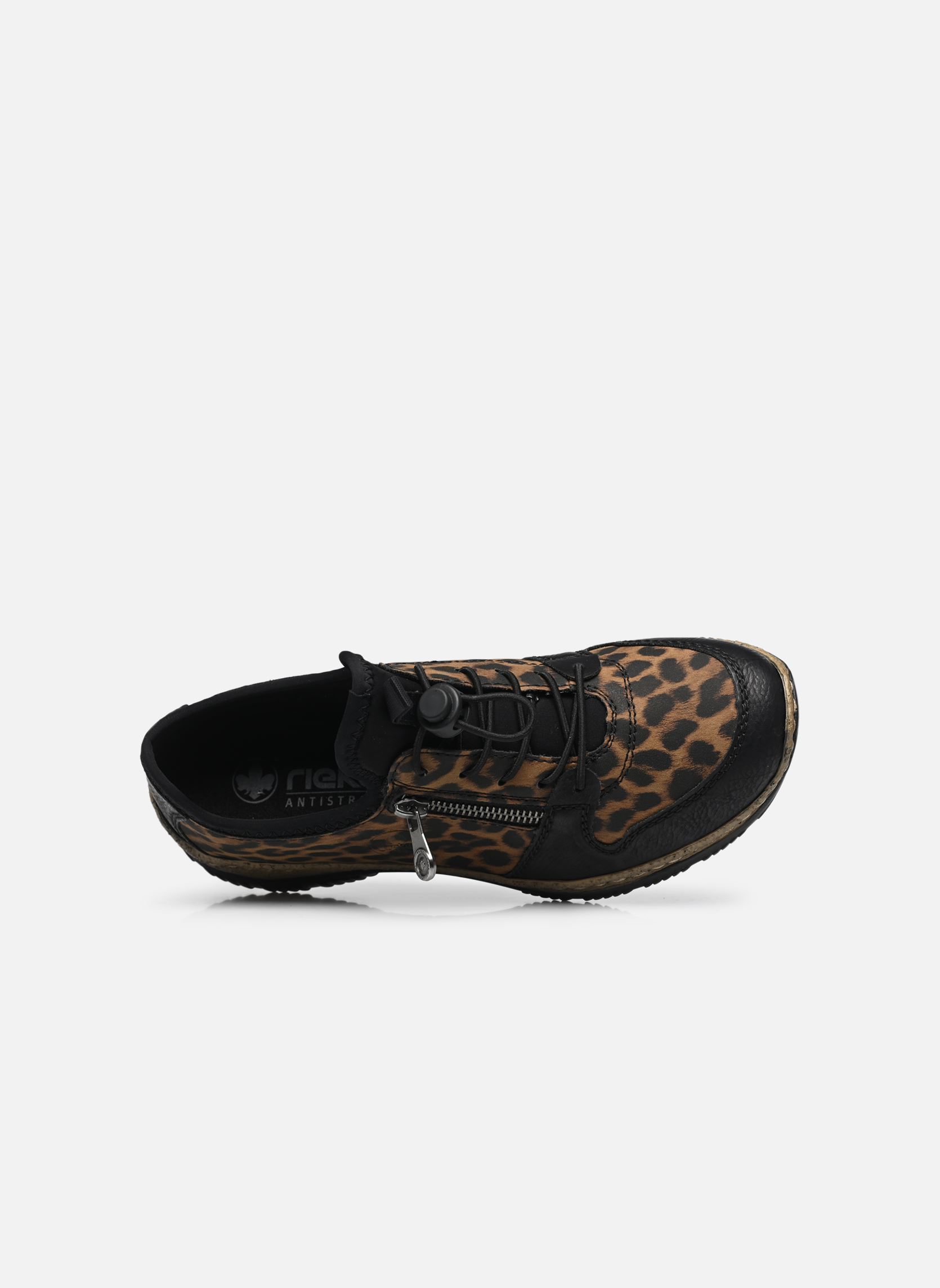 Lage sneakers N32G0 dames zwart Rieker Lage sneakers N32G0 dames zwart SCHWARZ/BRAUN/SCHWARZ