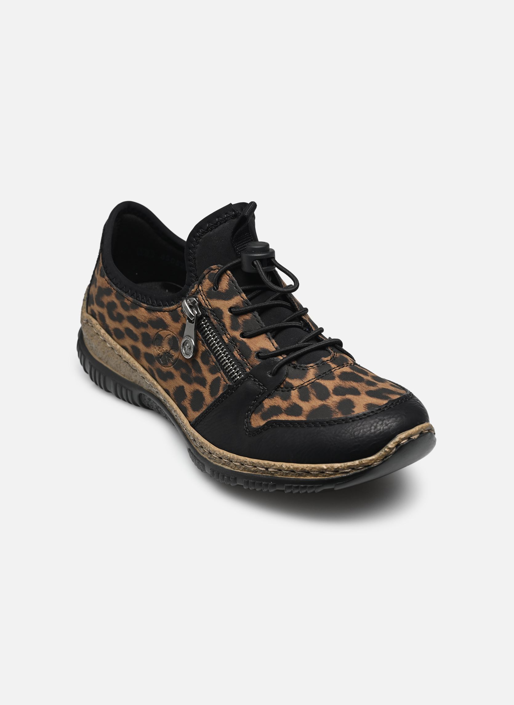 Lage sneakers N32G0 dames zwart Rieker Lage sneakers N32G0 dames zwart SCHWARZ/BRAUN/SCHWARZ