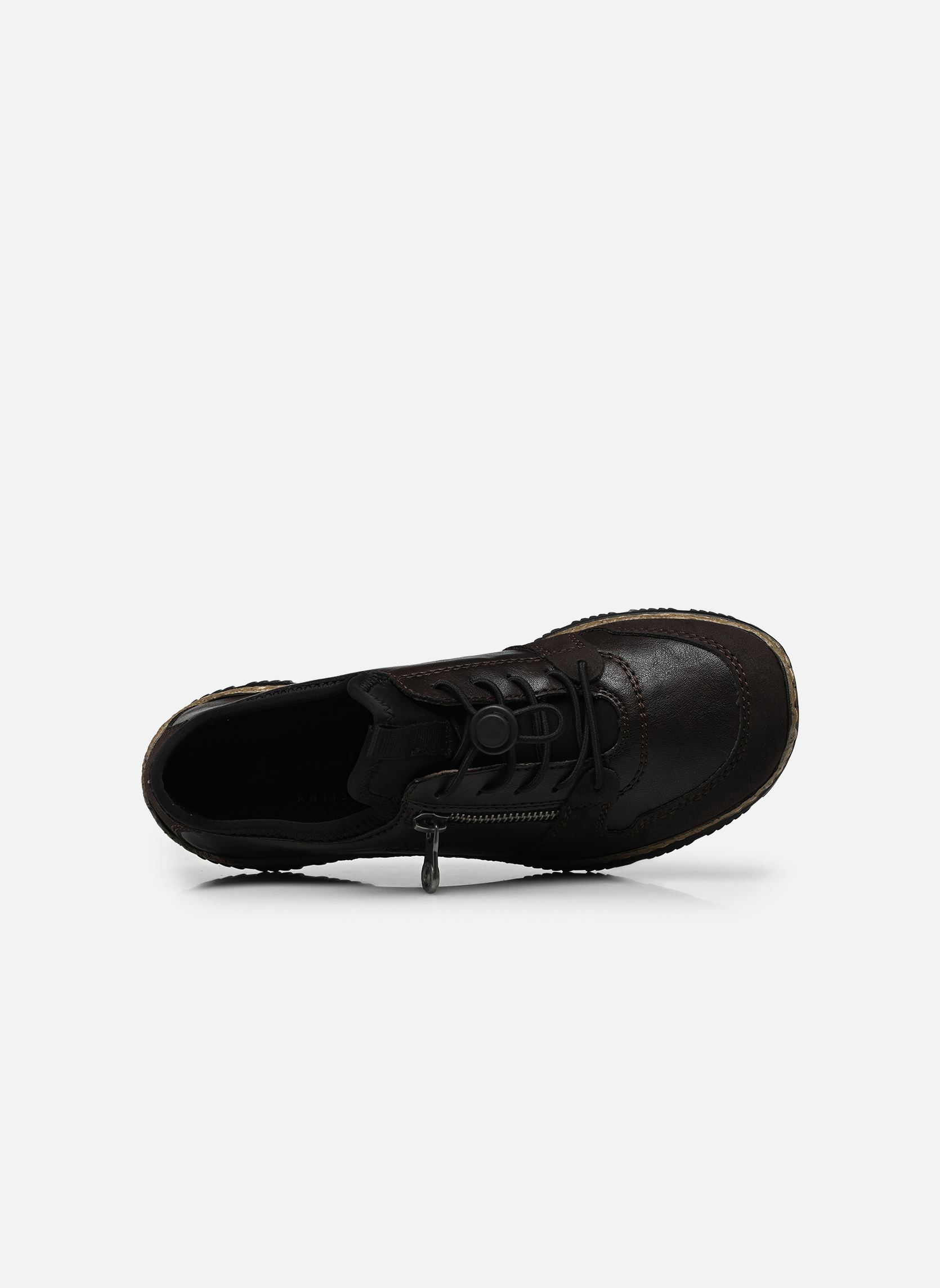 Lage sneakers N32G0 dames bruin Rieker Lage sneakers N32G0 dames bruin NOUGAT/NOUGAT/SCHWARZ