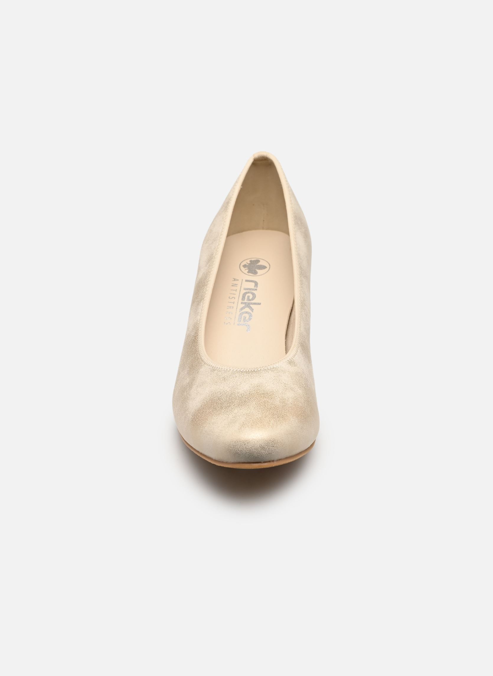 Pumps 44650 dames goud en brons Rieker Pumps 44650 dames goud en brons MUSCHEL
