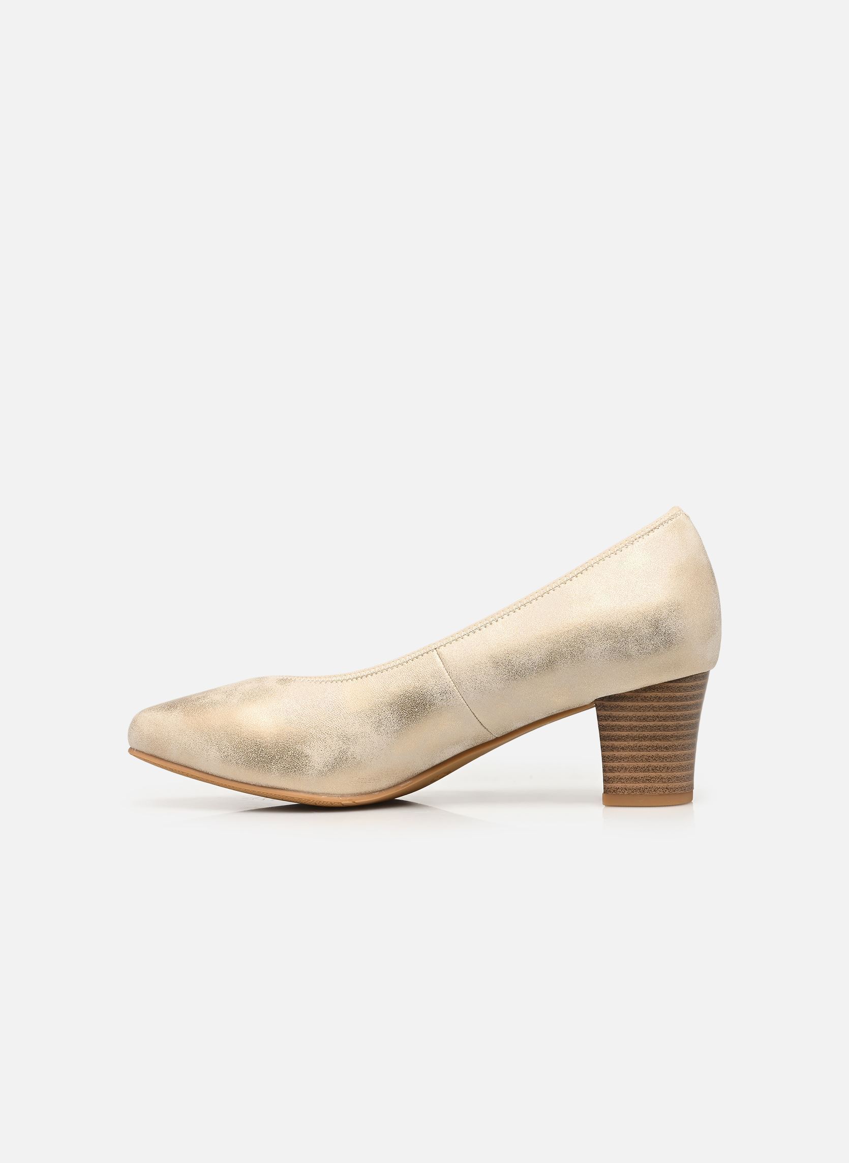 Pumps 44650 dames goud en brons Rieker Pumps 44650 dames goud en brons MUSCHEL