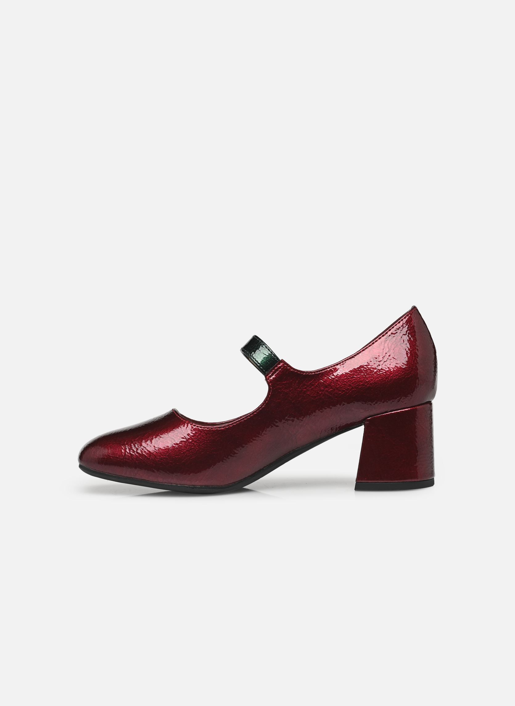Slingback pumps 44752 dames rood Rieker Slingback pumps 44752 dames rood RED/DARKGREEN