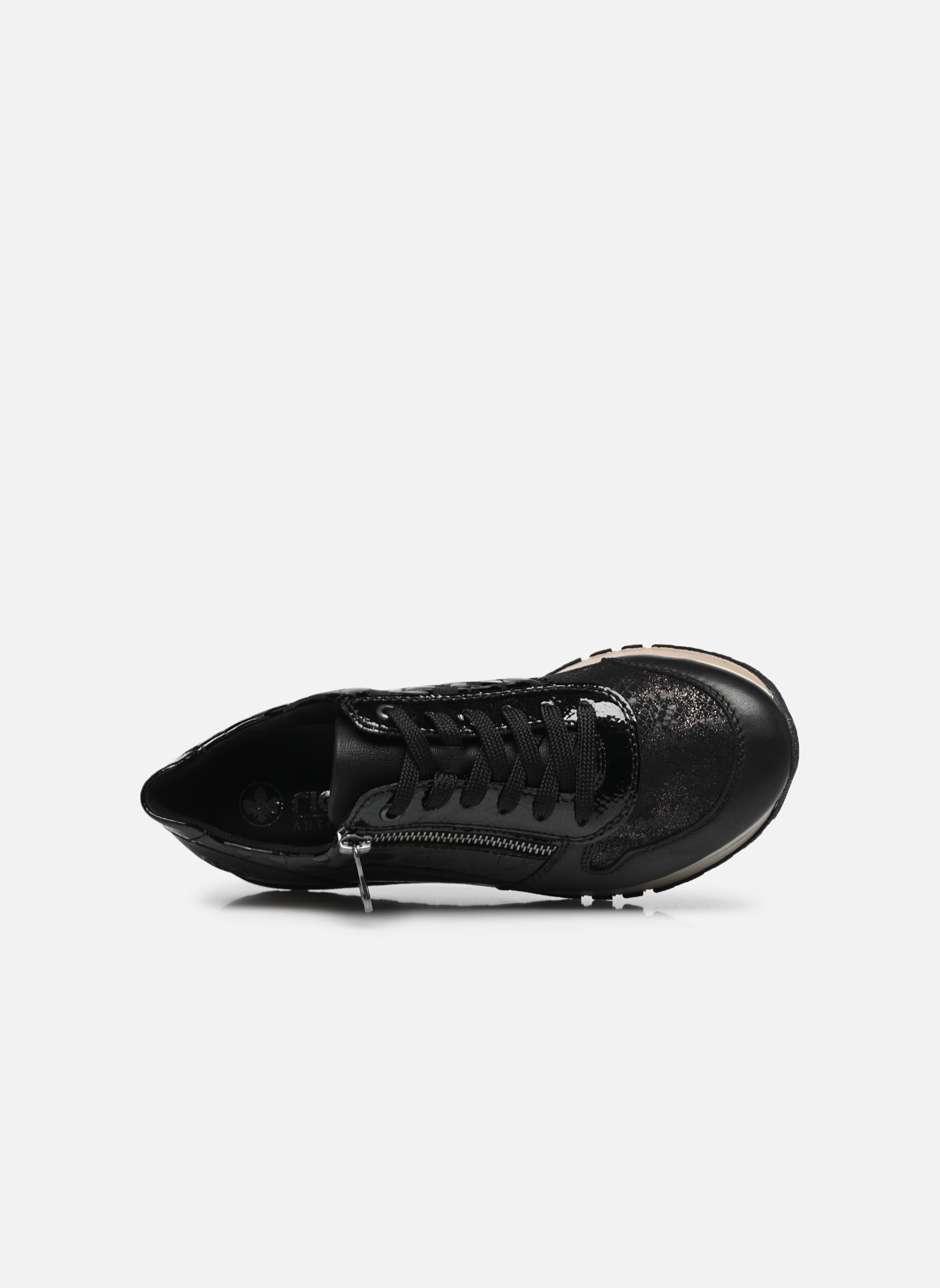 Zapatillas bajas 49003 mujer negro Rieker Zapatillas bajas 49003 mujer negro SCHWARZ/SCHWARZ-METALLIC/BLACK