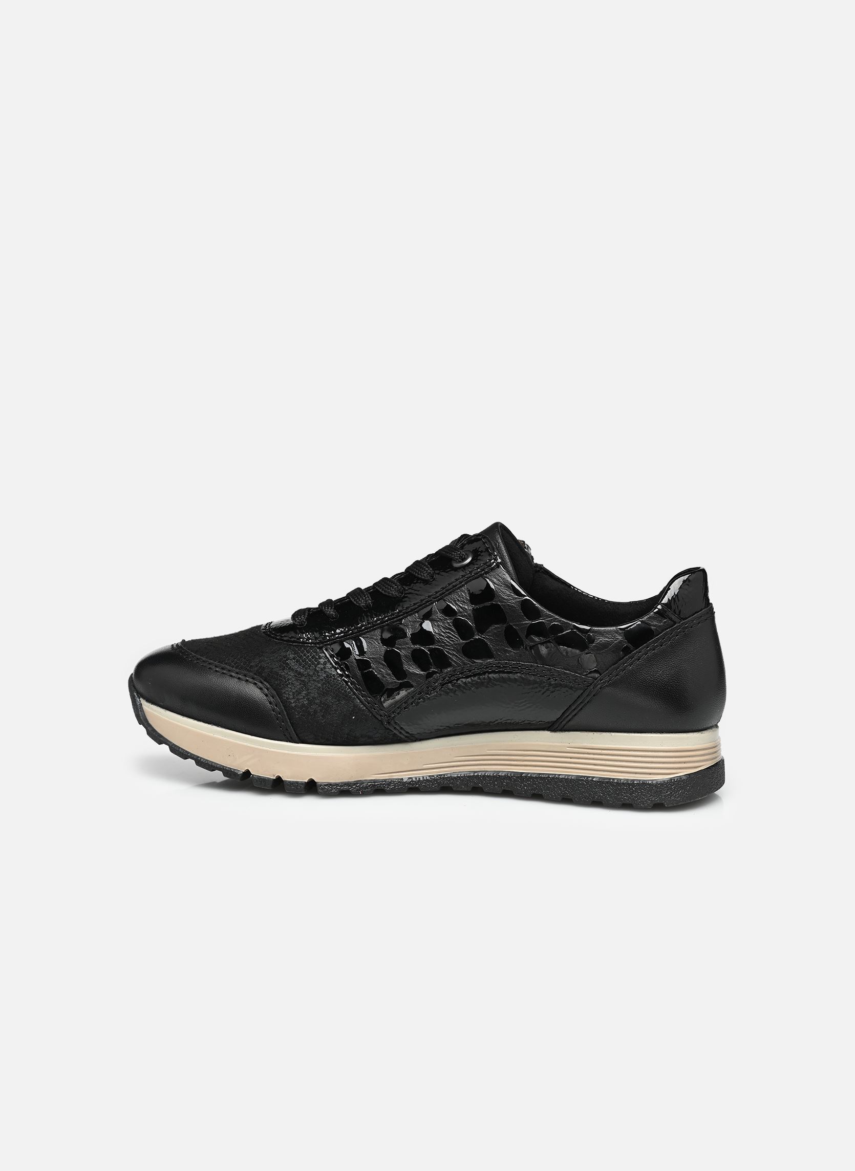 Baskets basses 49003 femme noir Rieker Baskets basses 49003 femme noir SCHWARZ/SCHWARZ-REPTIL/BLACK/S