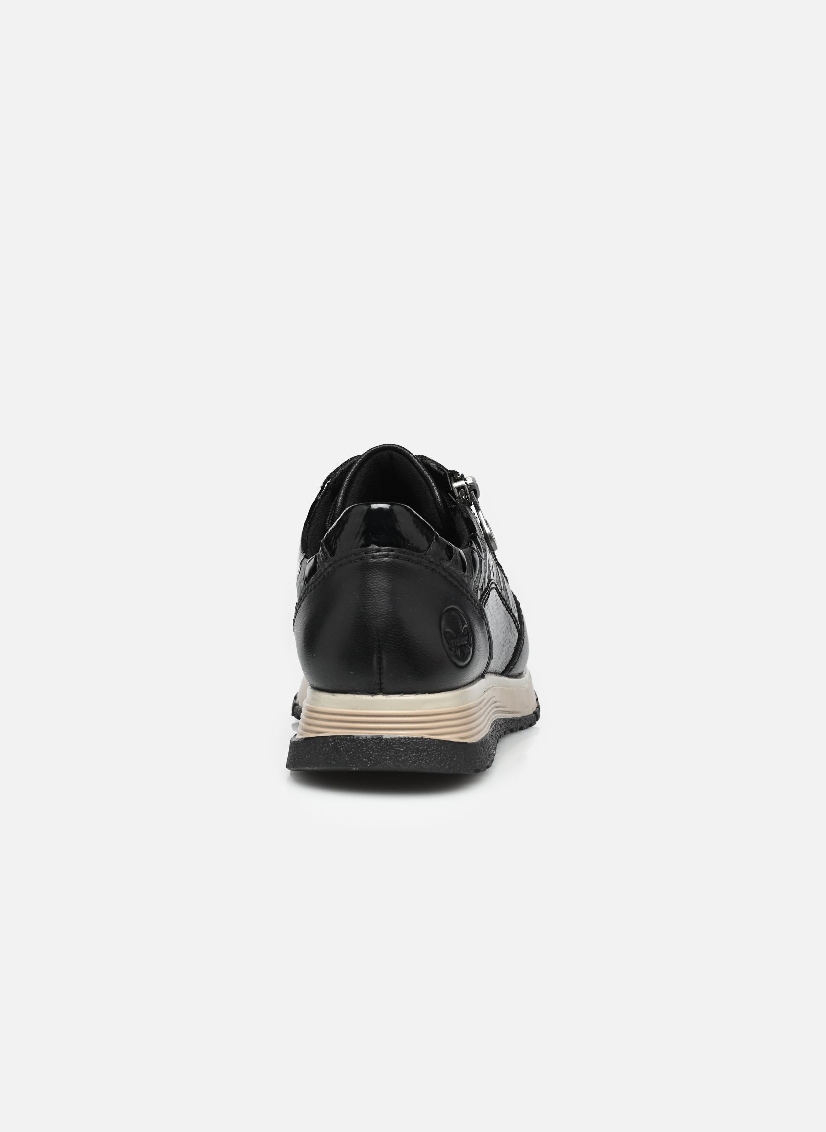Baskets basses 49003 femme noir Rieker Baskets basses 49003 femme noir SCHWARZ/SCHWARZ-REPTIL/BLACK/S
