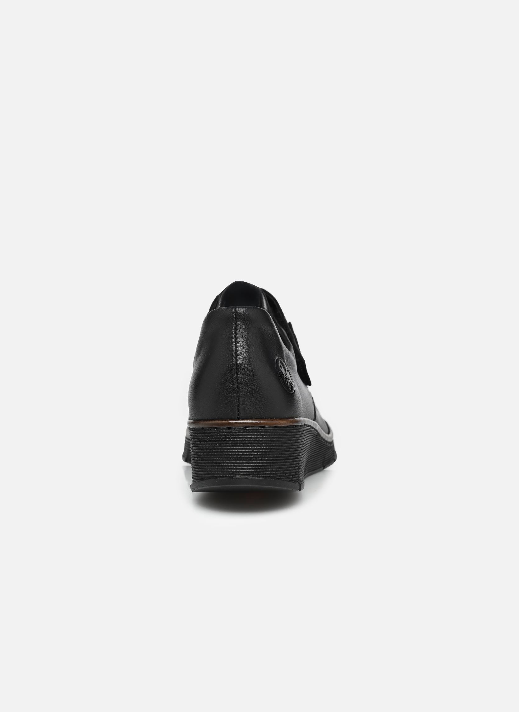 Mocassins 537C0 femme noir Rieker Mocassins 537C0 femme noir SCHWARZ/SCHWARZ-REPTIL/SCHWARZ