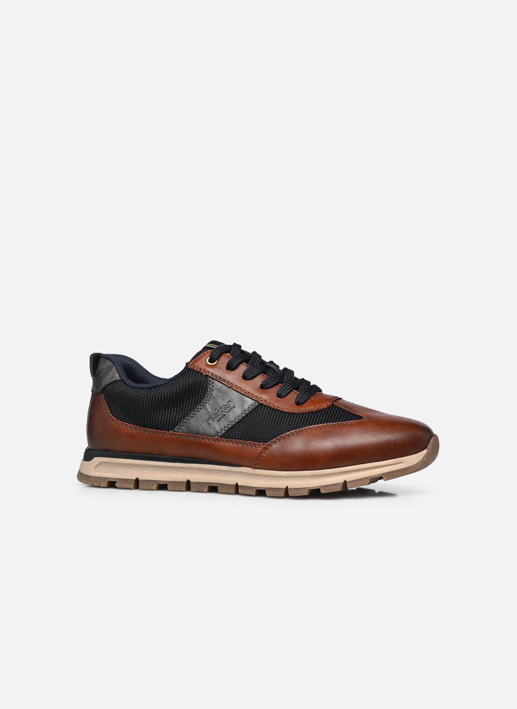 Baskets basses B0507 homme marron Rieker Baskets basses B0507 homme marron GAUCHO/OZEAN/SMOKE