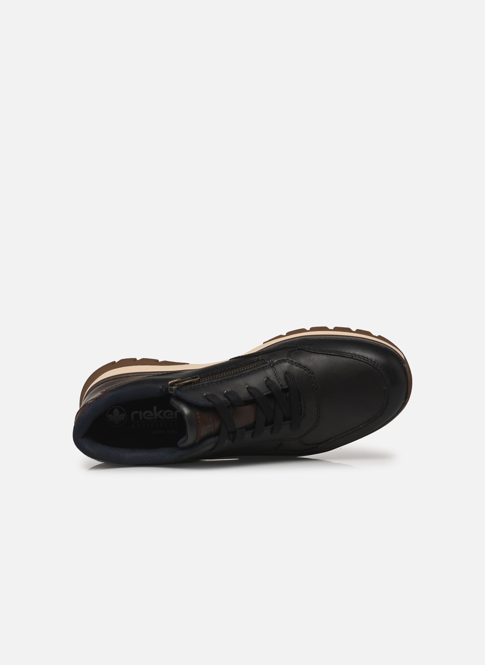Baskets basses B9301 homme bleu Rieker Baskets basses B9301 homme bleu pazifik/toffee/kastanie