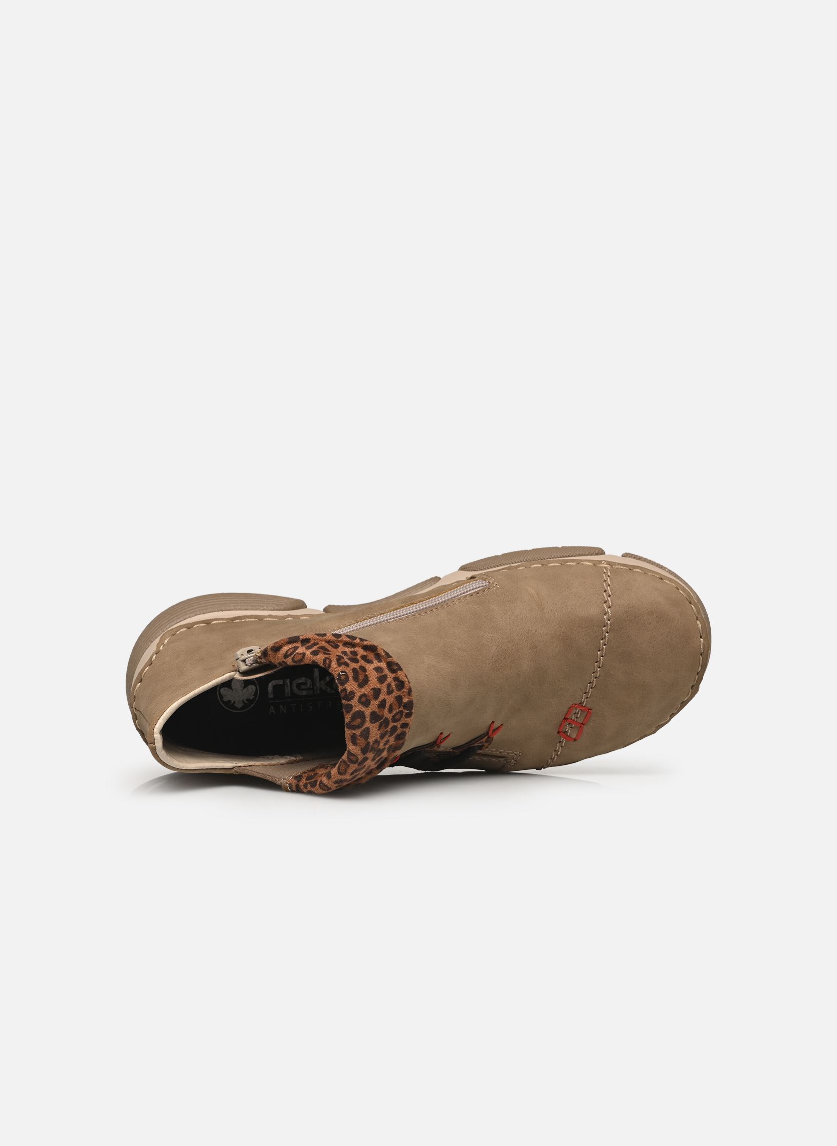 Baskets montantes 45983 femme beige Rieker Baskets montantes 45983 femme beige FANGO/LEO-NUSS