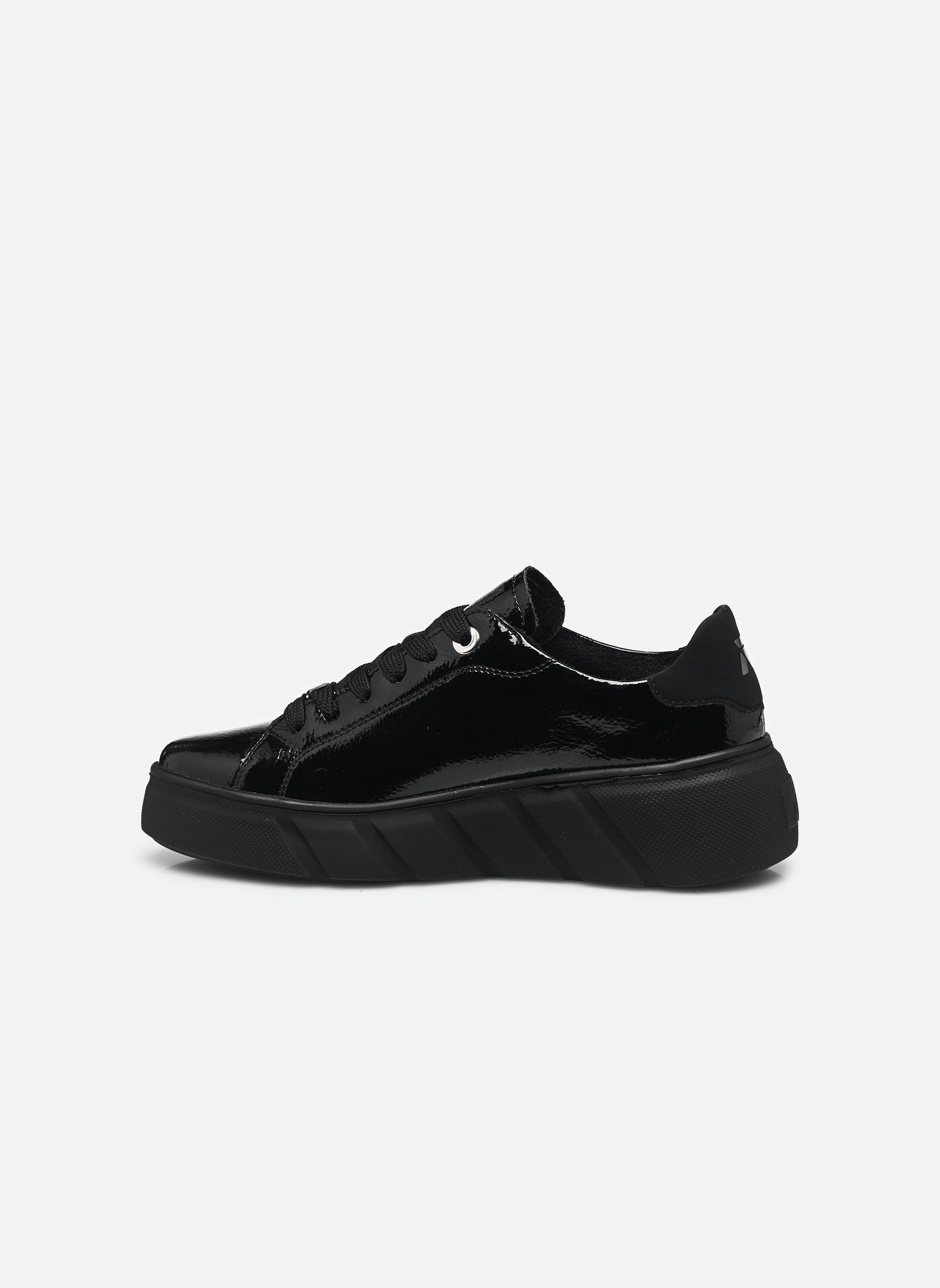 Sleehak sneakers W2601 dames zwart Rieker Sleehak sneakers W2601 dames zwart NERO/SCHWARZ