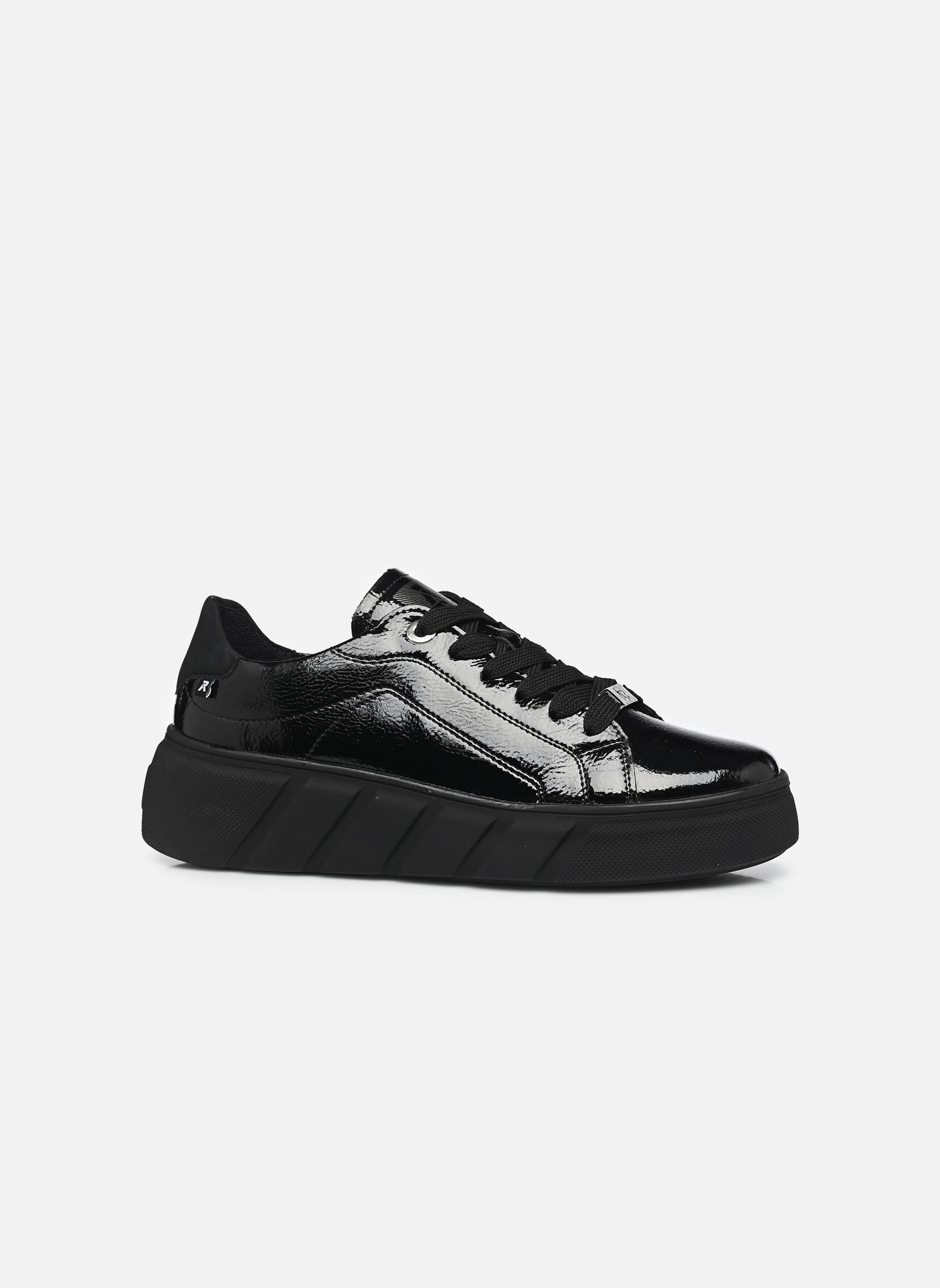 Sleehak sneakers W2601 dames zwart Rieker Sleehak sneakers W2601 dames zwart NERO/SCHWARZ