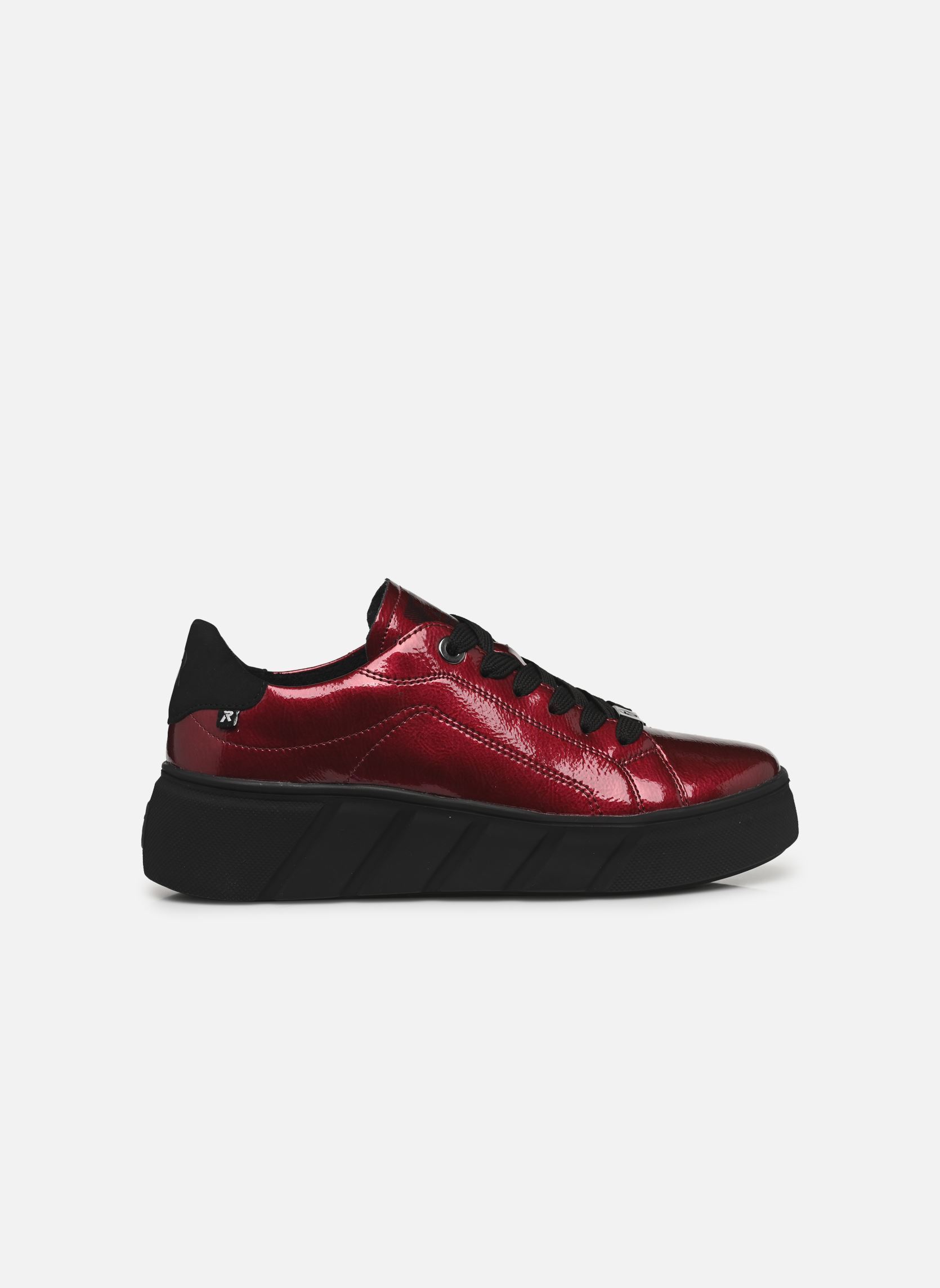 Baskets compensées W2601 femme bordeaux Rieker Baskets compensées W2601 femme bordeaux CHERRY/SCHWARZ