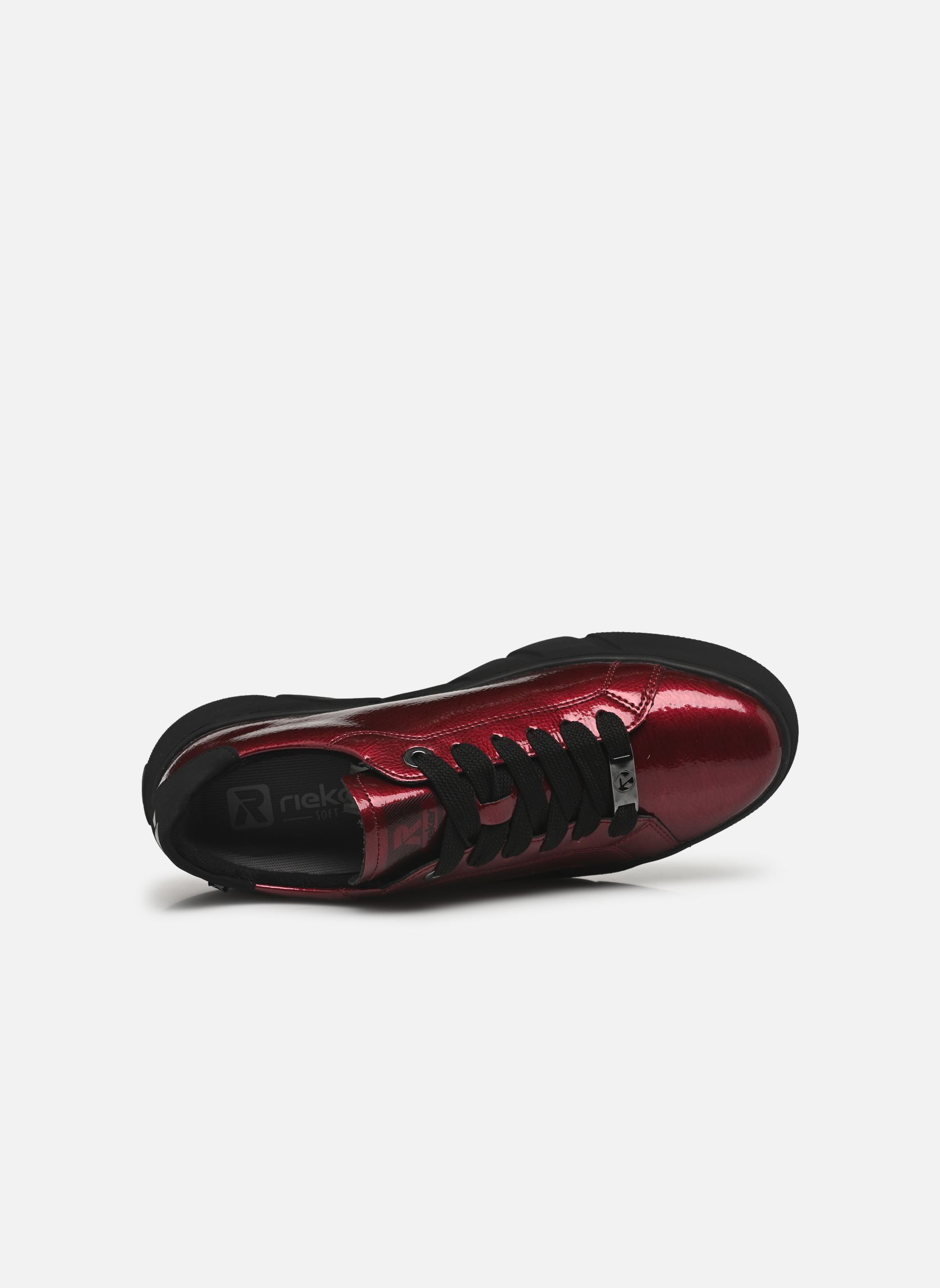 Baskets compensées W2601 femme bordeaux Rieker Baskets compensées W2601 femme bordeaux CHERRY/SCHWARZ