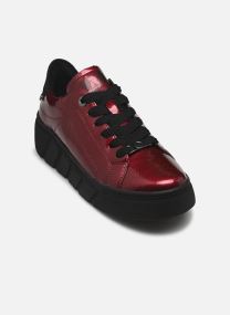 Sleehak sneakers W2601 dames zilver