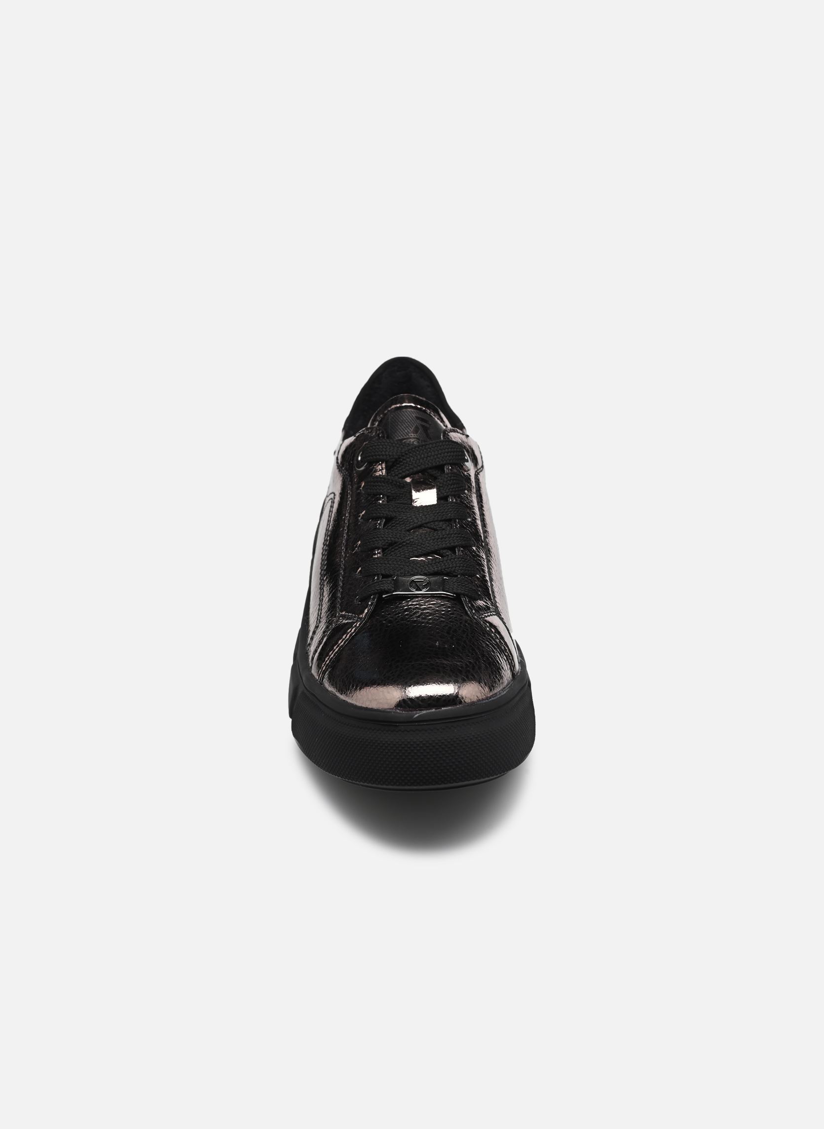 Sleehak sneakers W2601 dames zilver Rieker Sleehak sneakers W2601 dames zilver ANTIK/SCHWARZ