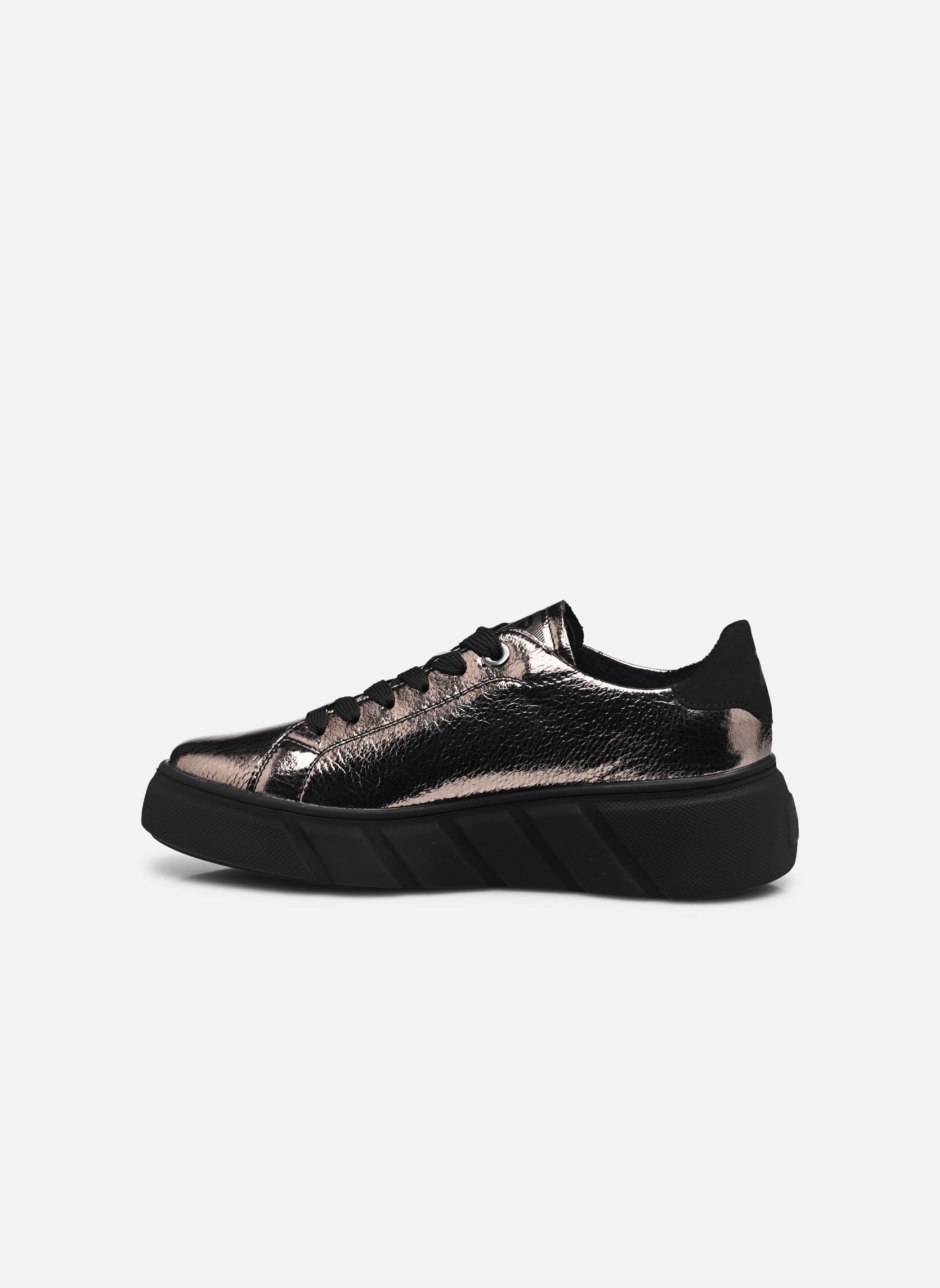 Sleehak sneakers W2601 dames zilver Rieker Sleehak sneakers W2601 dames zilver ANTIK/SCHWARZ