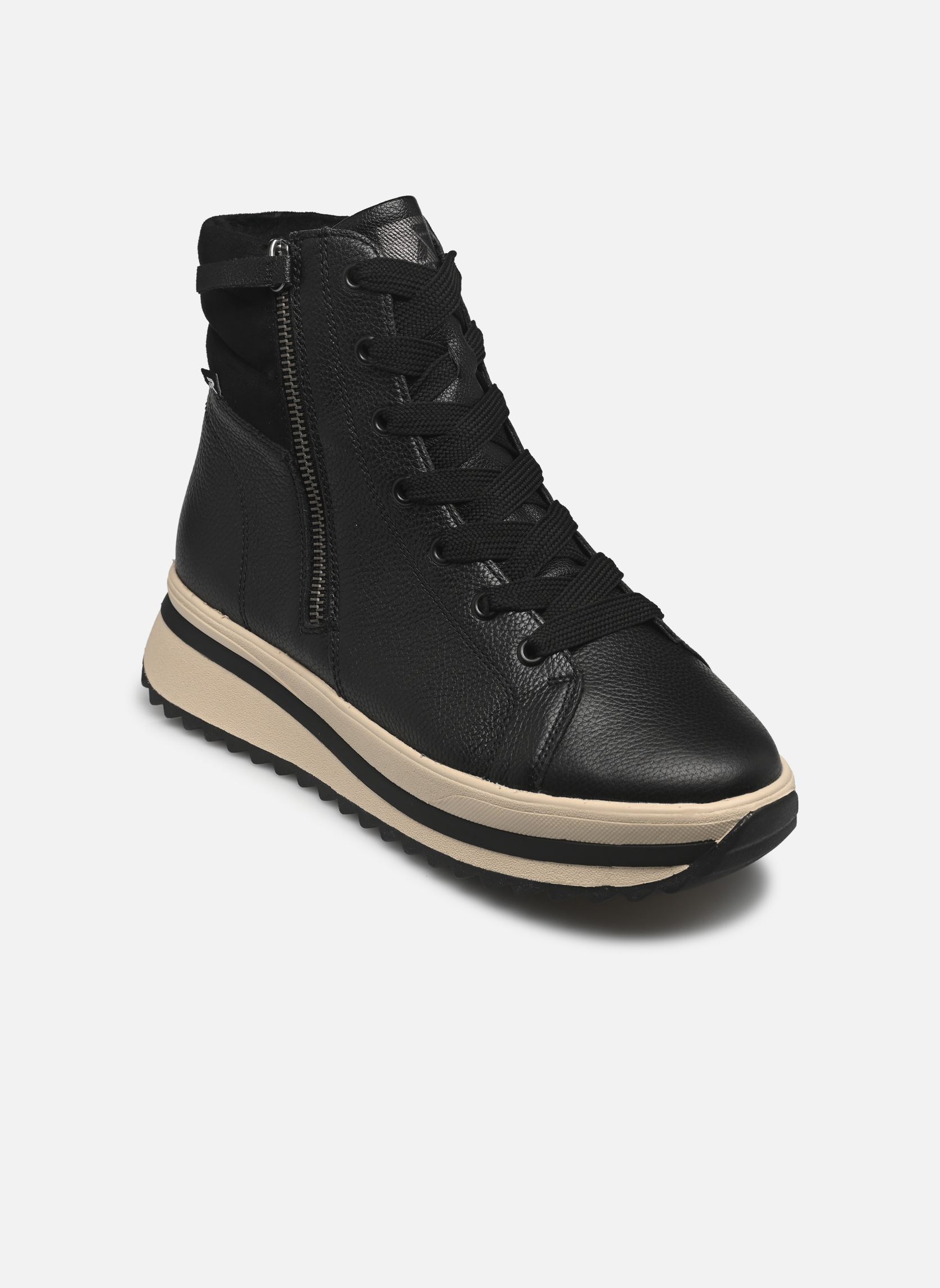 Sneakers con zeppa W3870 donna nero Rieker Sneakers con zeppa W3870 donna nero SCHWARZ/SCHWARZ/SCHWARZ