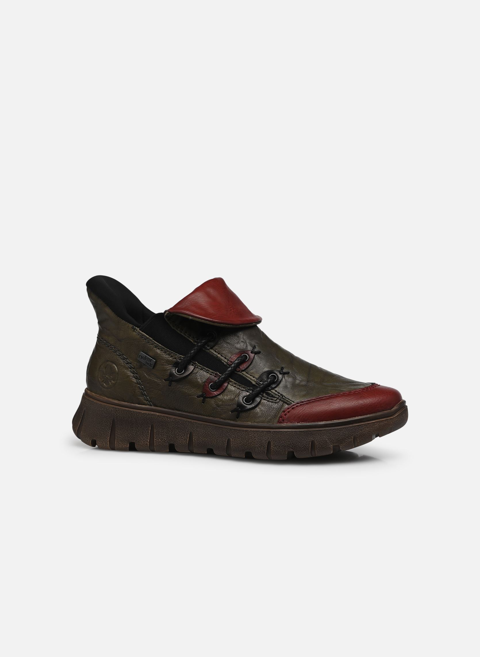 Hoge sneakers N1353 dames groen Rieker Hoge sneakers N1353 dames groen WINE/EFEU/ANTIK