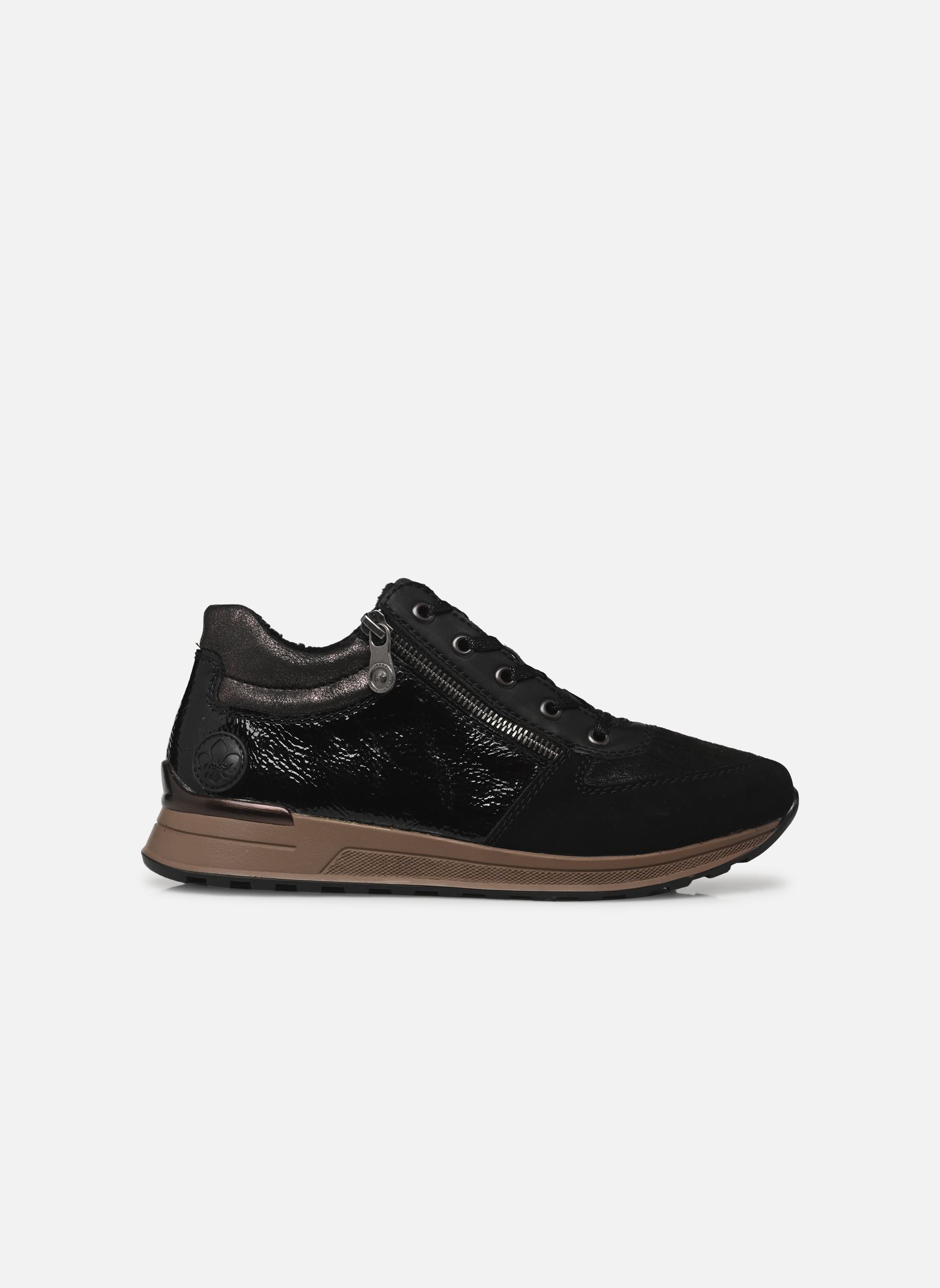 Baskets montantes N1407 femme noir Rieker Baskets montantes N1407 femme noir SCHWARZ/SCHWARZ/SCHWARZ/BLACK/