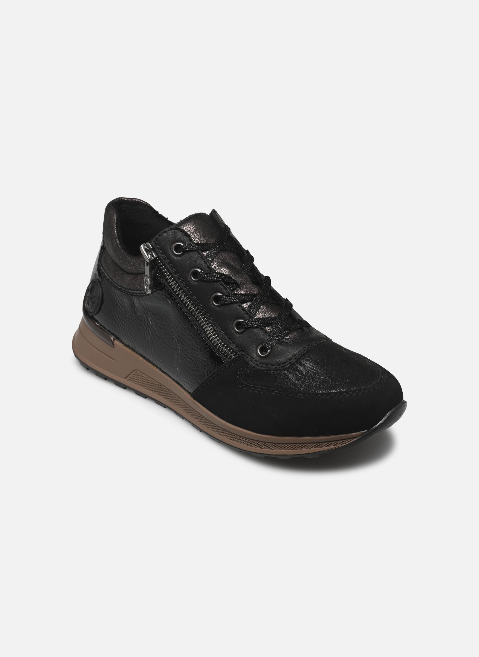 Baskets montantes N1407 femme noir Rieker Baskets montantes N1407 femme noir SCHWARZ/SCHWARZ/SCHWARZ/BLACK/
