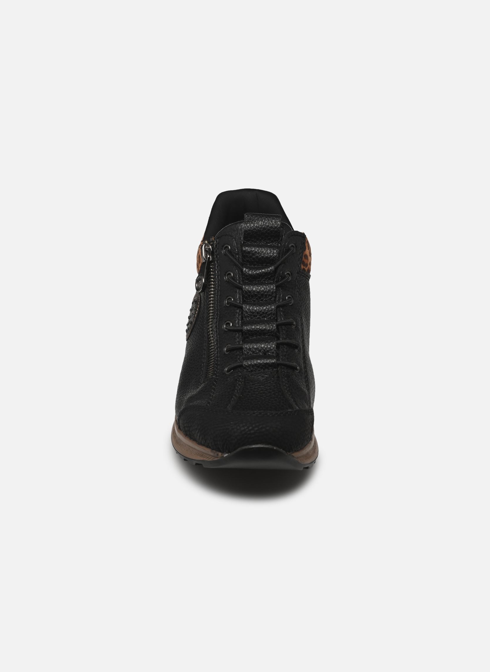 Sneakers alte N1457 donna nero Rieker Sneakers alte N1457 donna nero SCHWARZ/SCHWARZ/LEO-NUSS/ANTIK