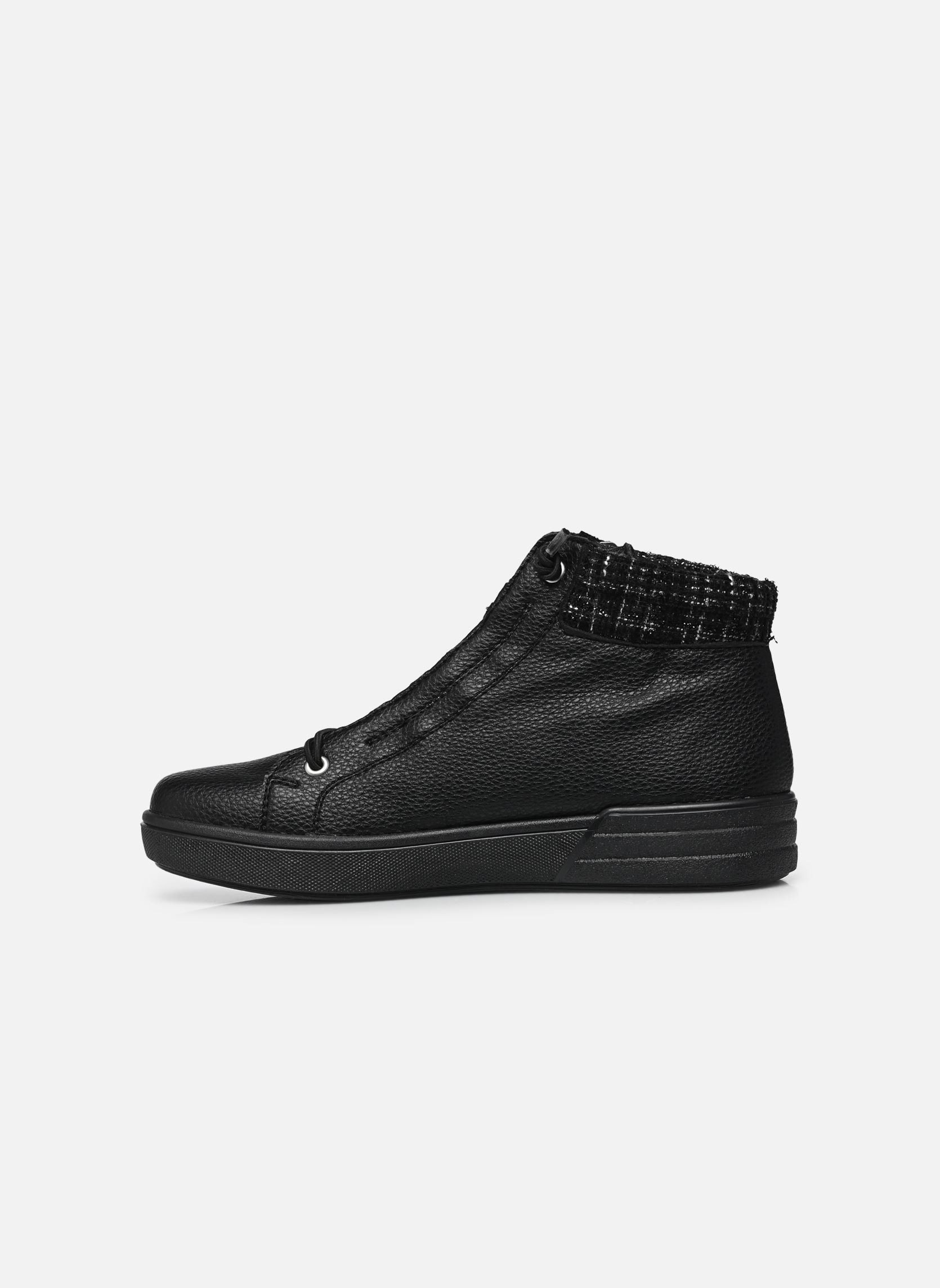 Hoge sneakers X0750 dames zwart Rieker Hoge sneakers X0750 dames zwart SCHWARZ/SCHWARZ-WEISS