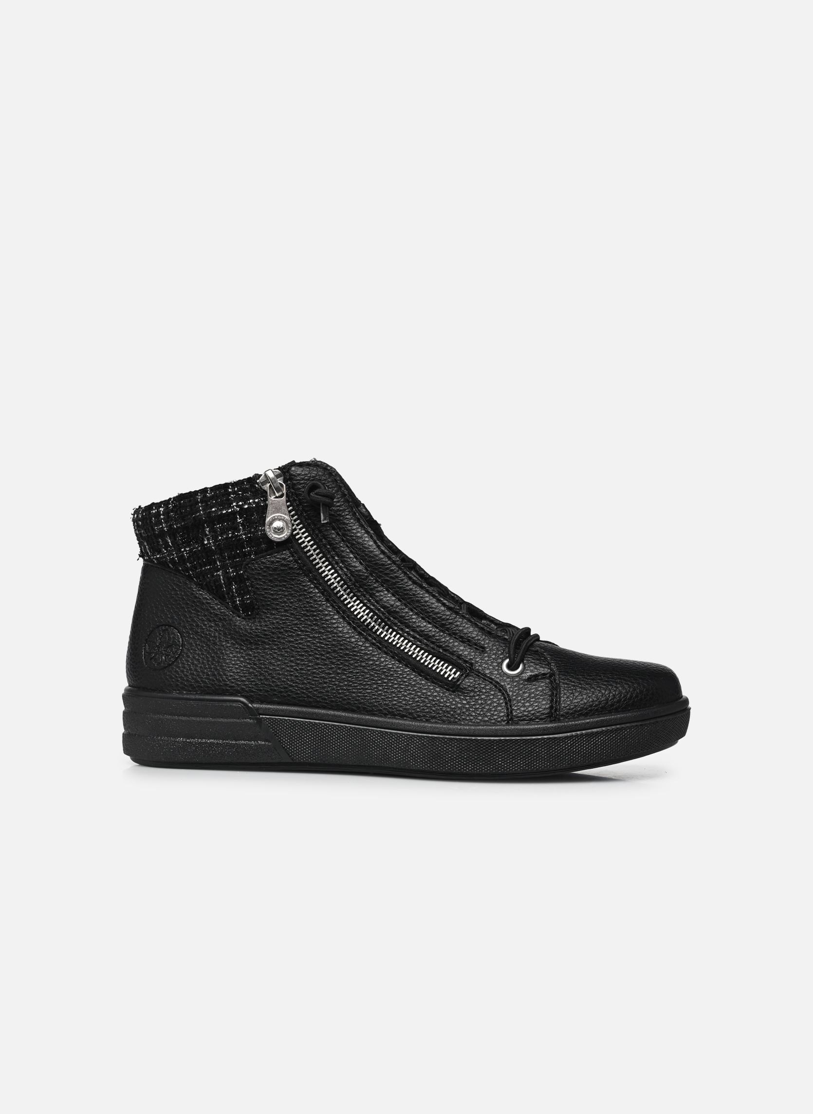 Hoge sneakers X0750 dames zwart Rieker Hoge sneakers X0750 dames zwart SCHWARZ/SCHWARZ-WEISS