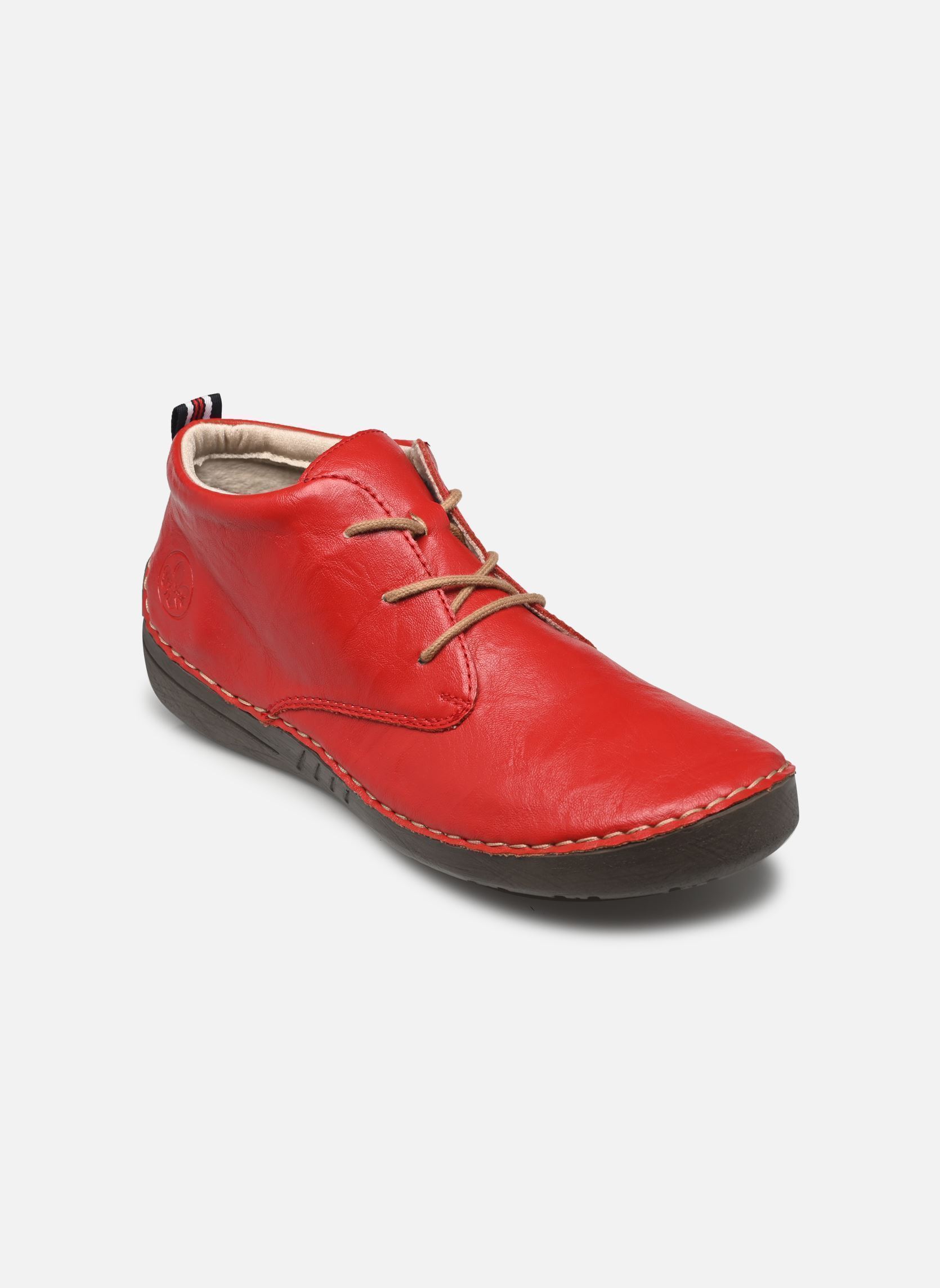 Derbies 52522 donna rosso Rieker Derbies 52522 donna rosso FLAMME