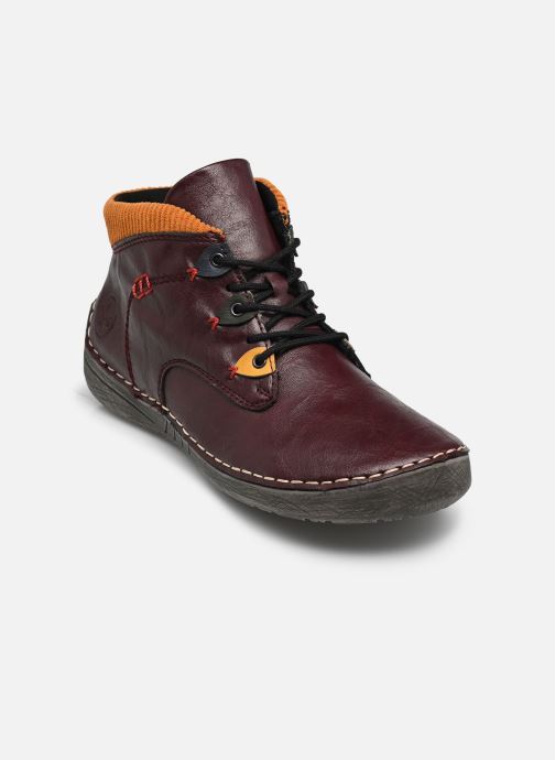 Rieker Veterlaarsjes 52544 dames bordeaux