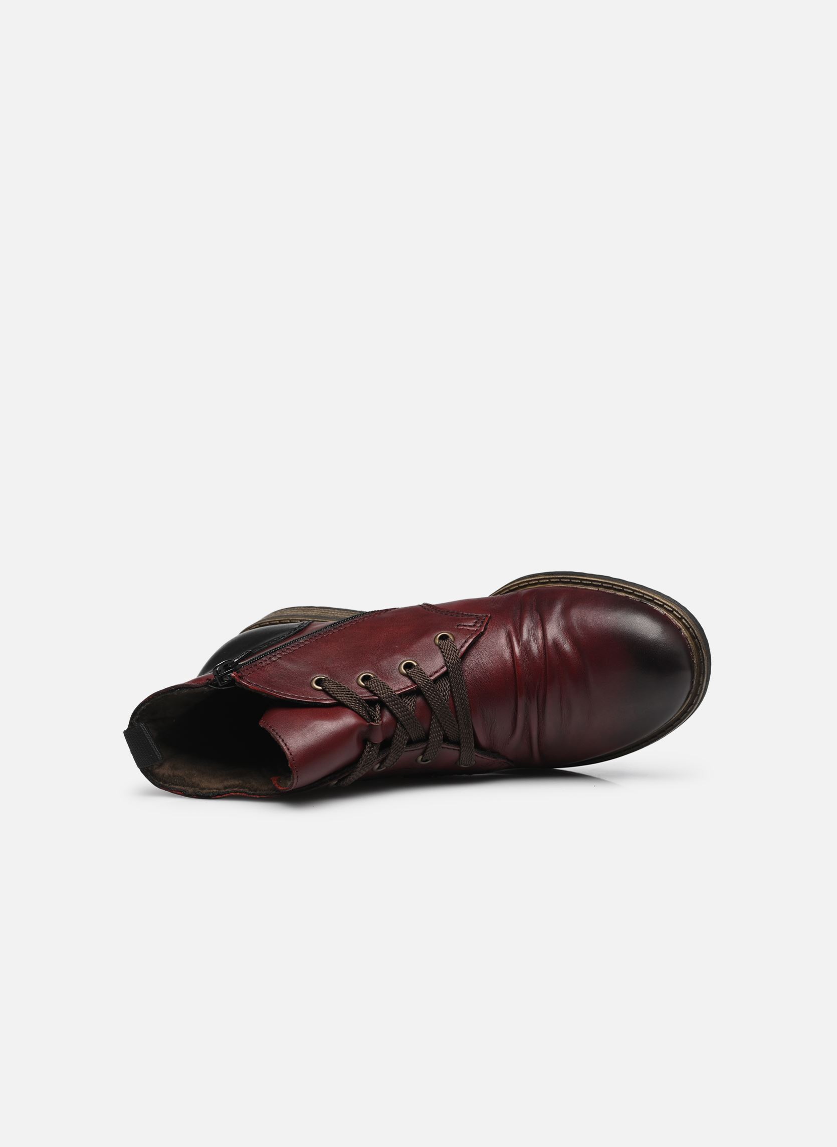 Bottines à lacets 74804 femme rouge Rieker Bottines à lacets 74804 femme rouge VINO ANTIK
