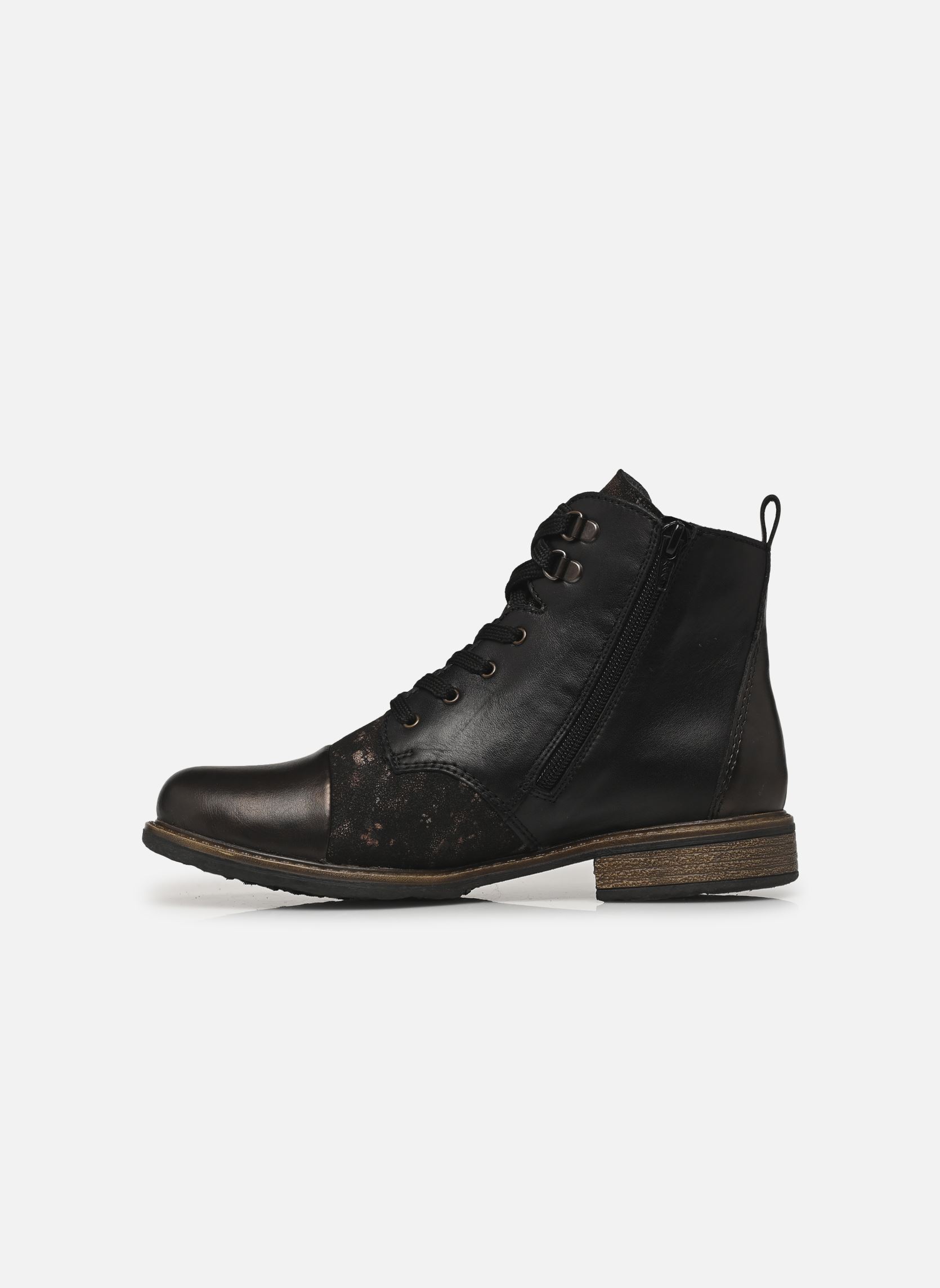 Bottines à lacets 74842 femme noir Rieker Bottines à lacets 74842 femme noir ANTIK/SCHWARZ/SCHWARZ