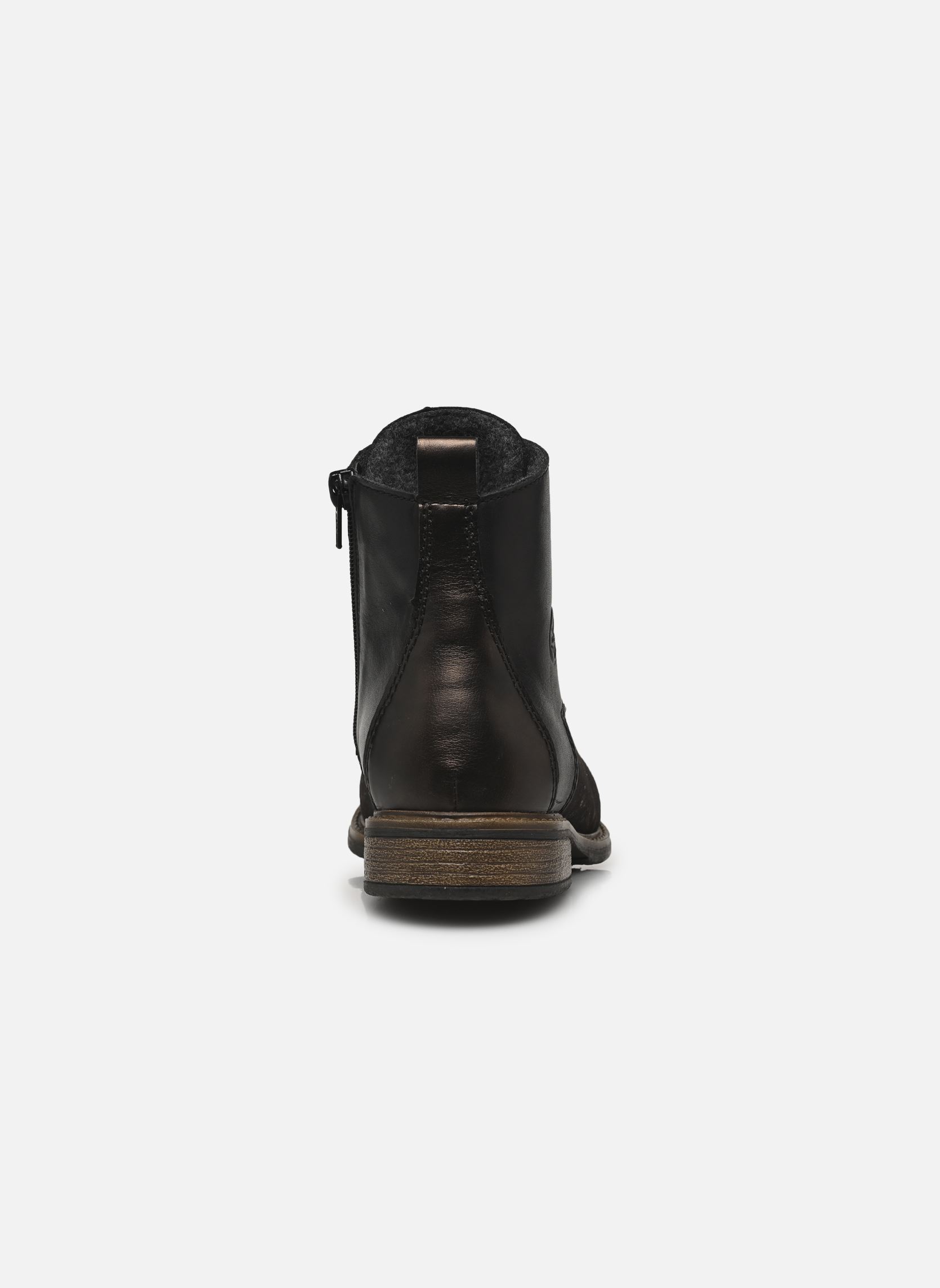 Bottines à lacets 74842 femme noir Rieker Bottines à lacets 74842 femme noir ANTIK/SCHWARZ/SCHWARZ