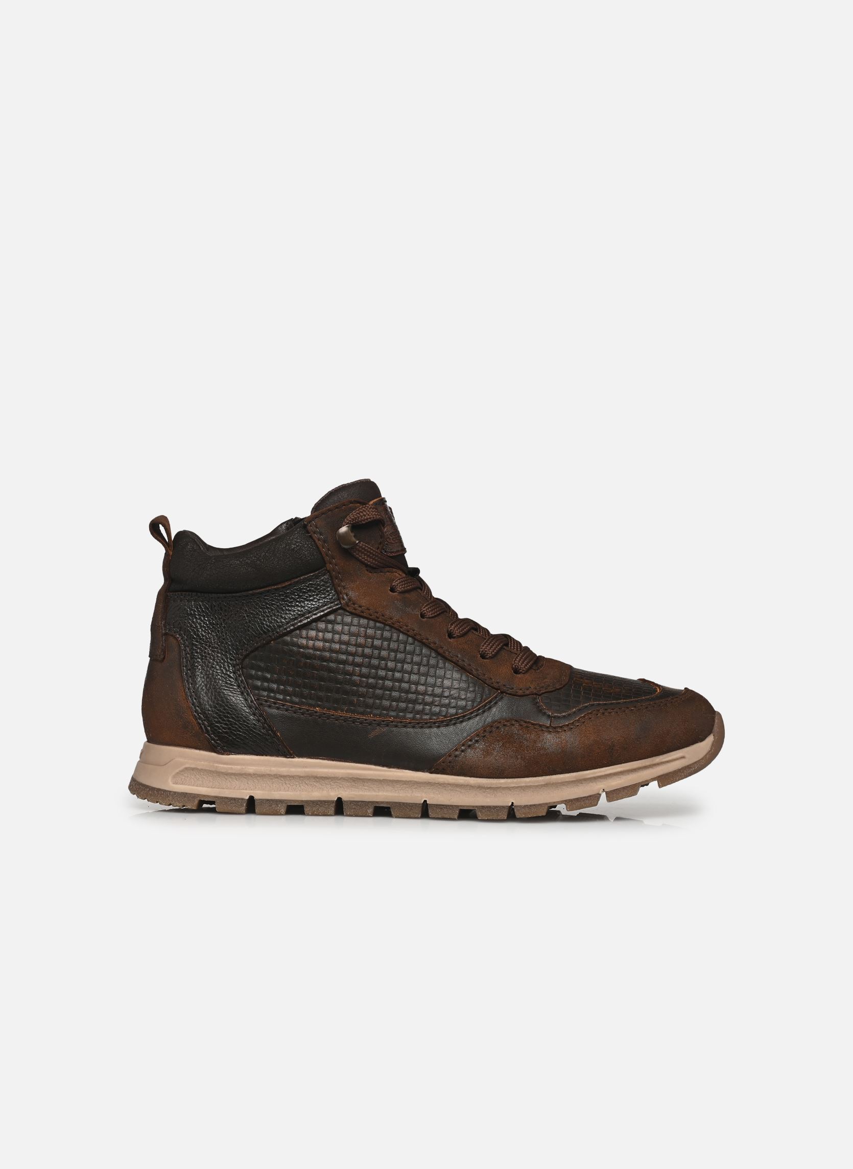 Sneakers alte B0508 uomo marrone Rieker Sneakers alte B0508 uomo marrone KASTANIE/KASTANIE/KASTANIE/BRA