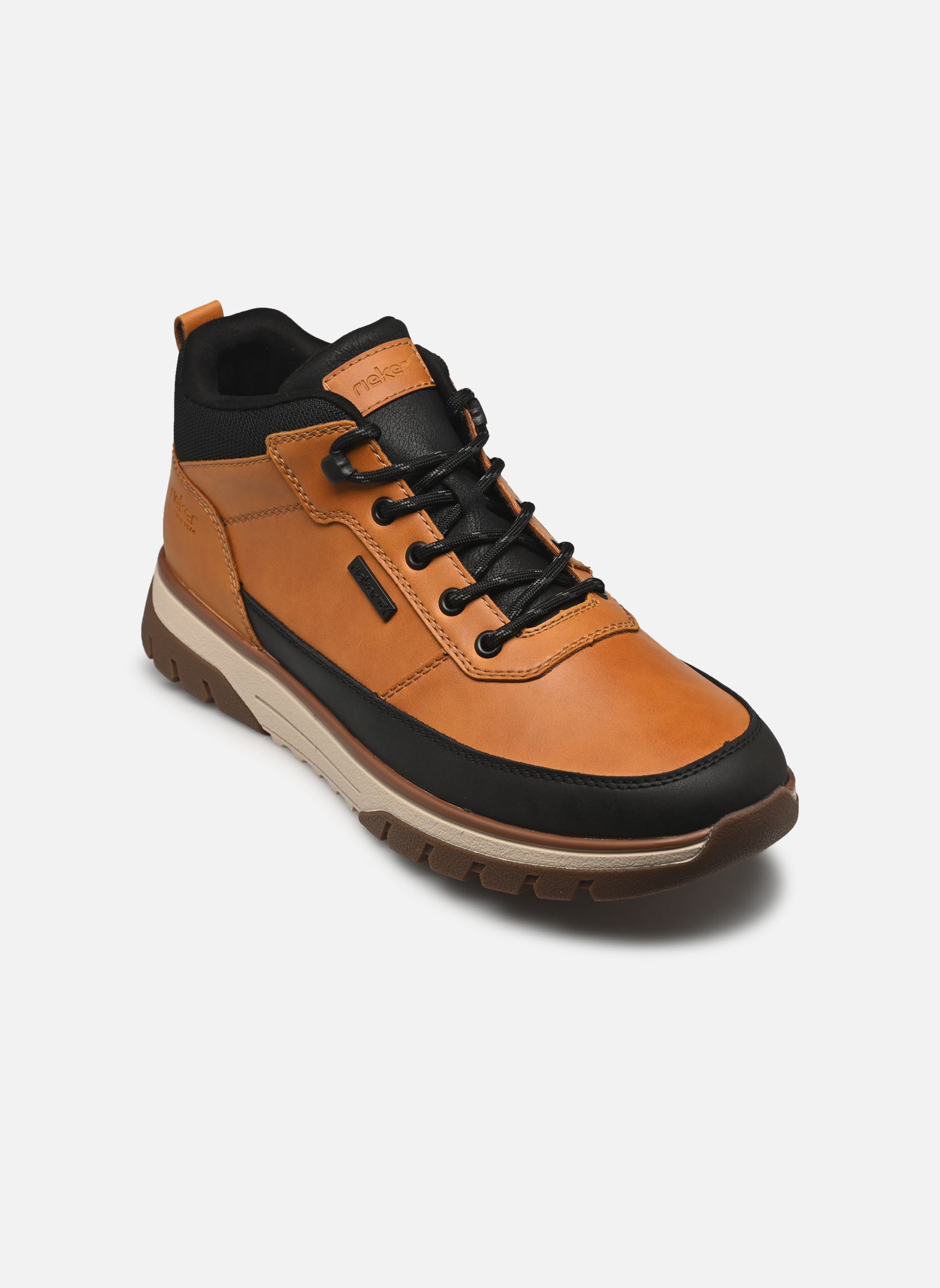 Baskets montantes B9300 homme marron Rieker Baskets montantes B9300 homme marron SCHWARZ/CORD/SCHWARZ/SCHWARZ